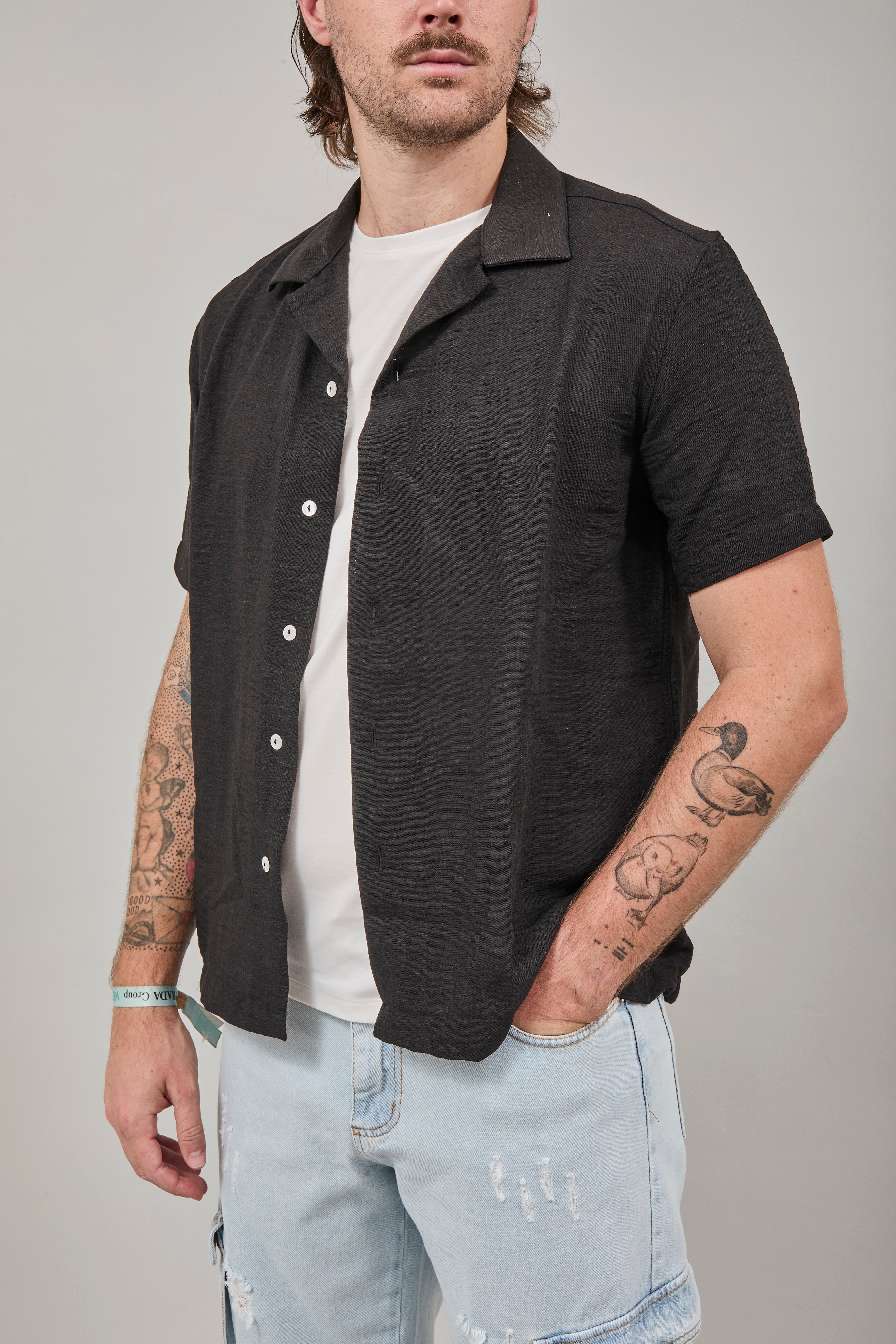 Camicia Over-d Nera c58