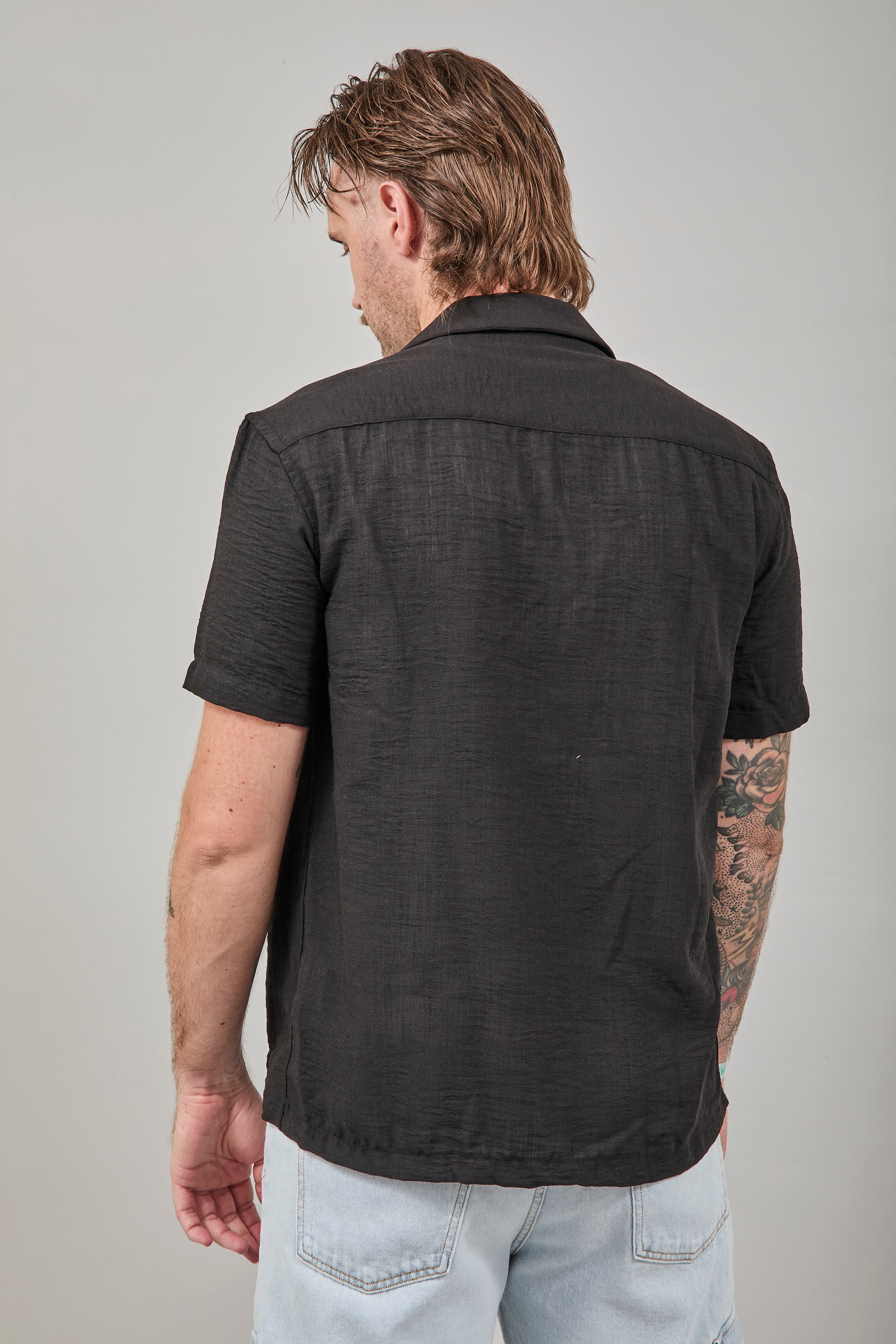 Camicia Over-d Nera c58