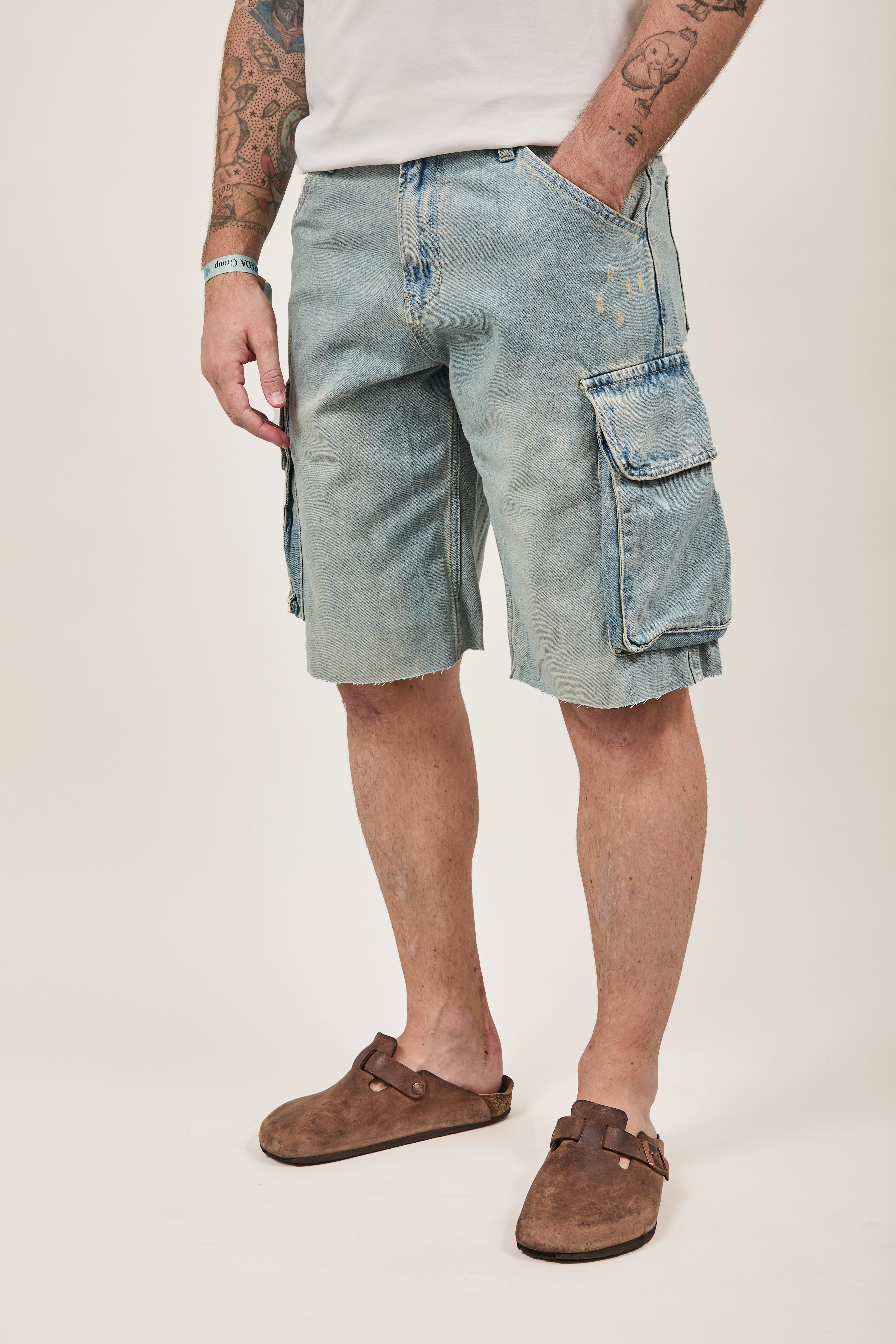 Bermuda Berna Denim Sporcato