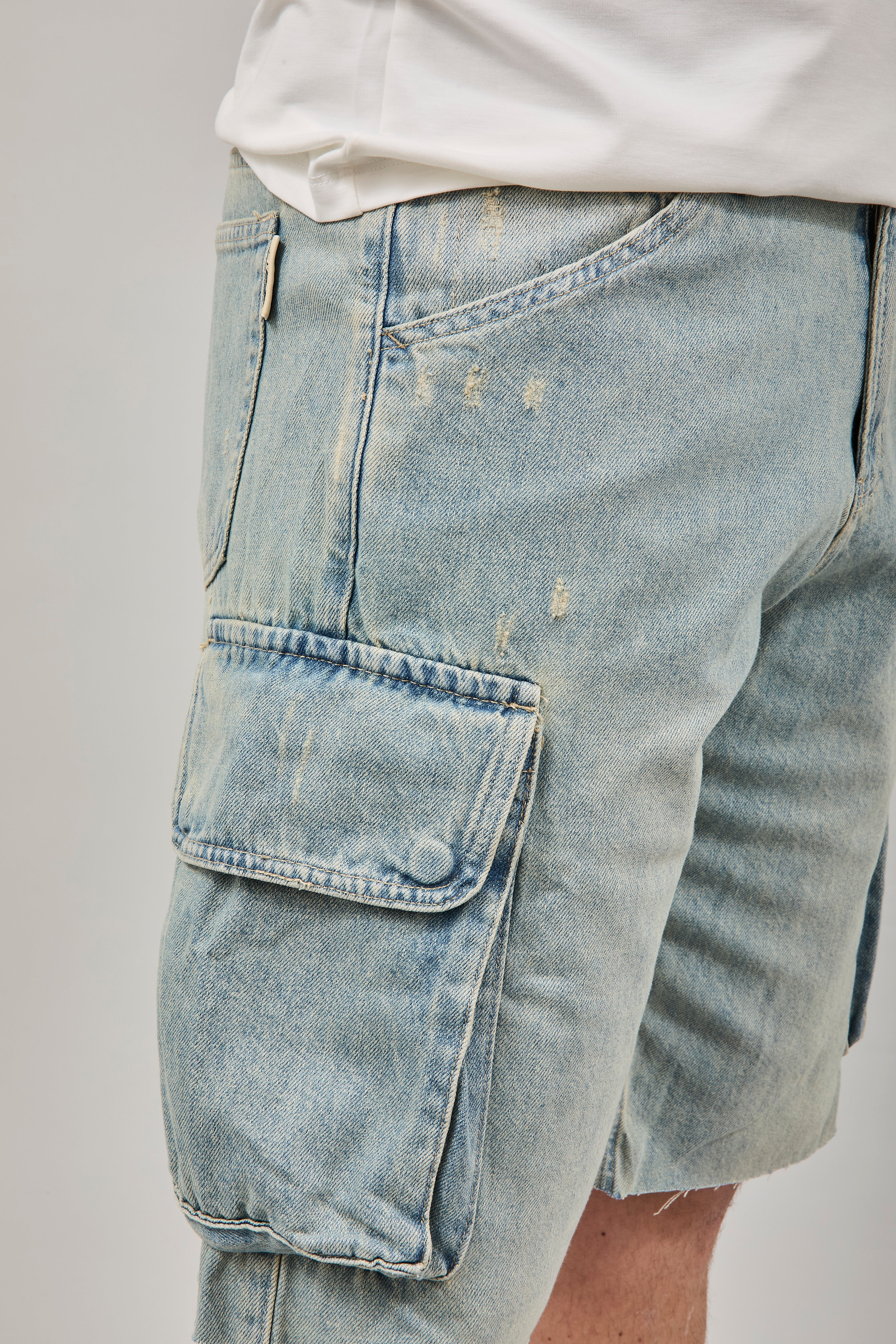 Bermuda Berna Denim Sporcato