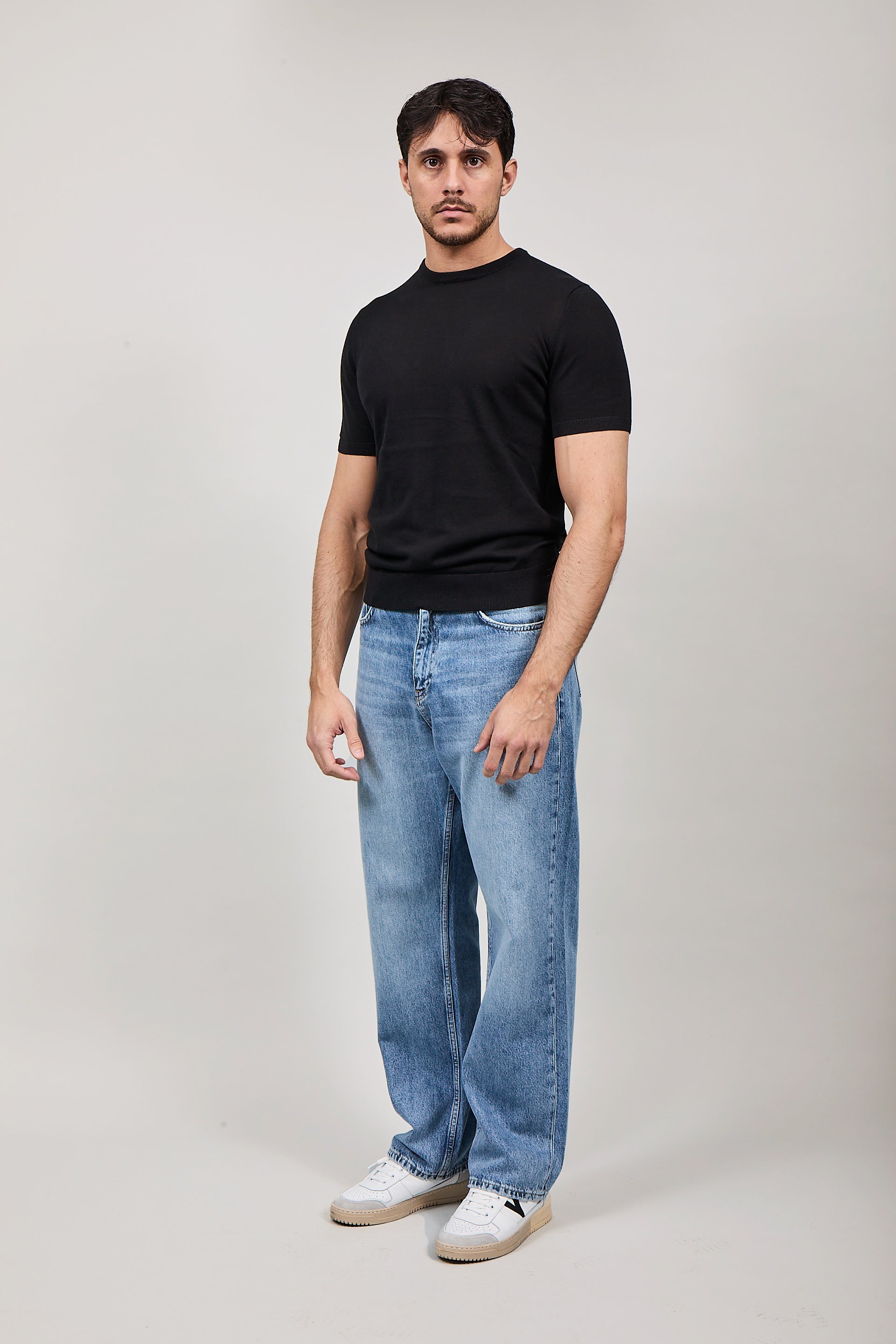 T-shirt Over-d Maglia Nera M03