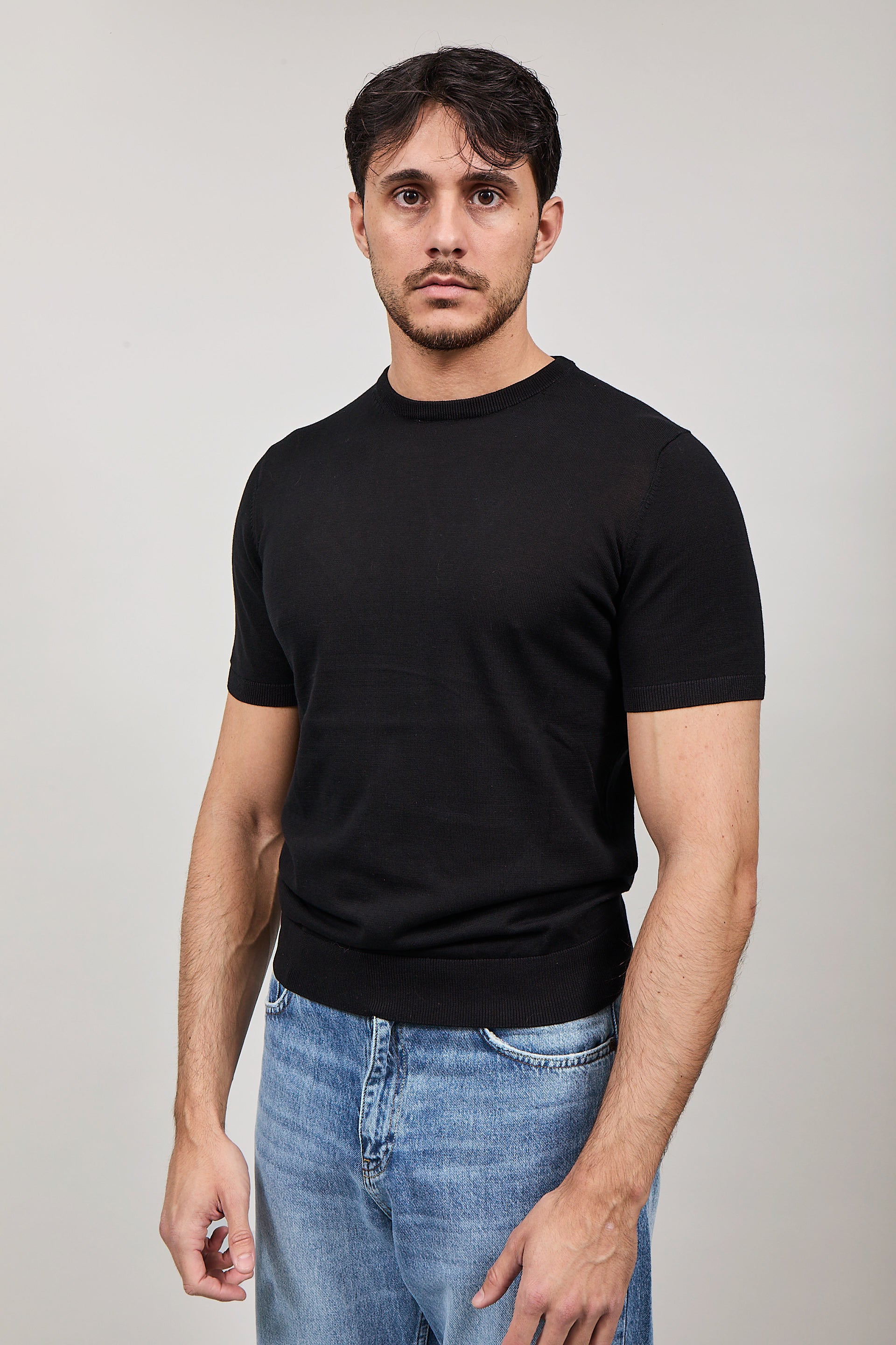 T-shirt Over-d Maglia Nera M03