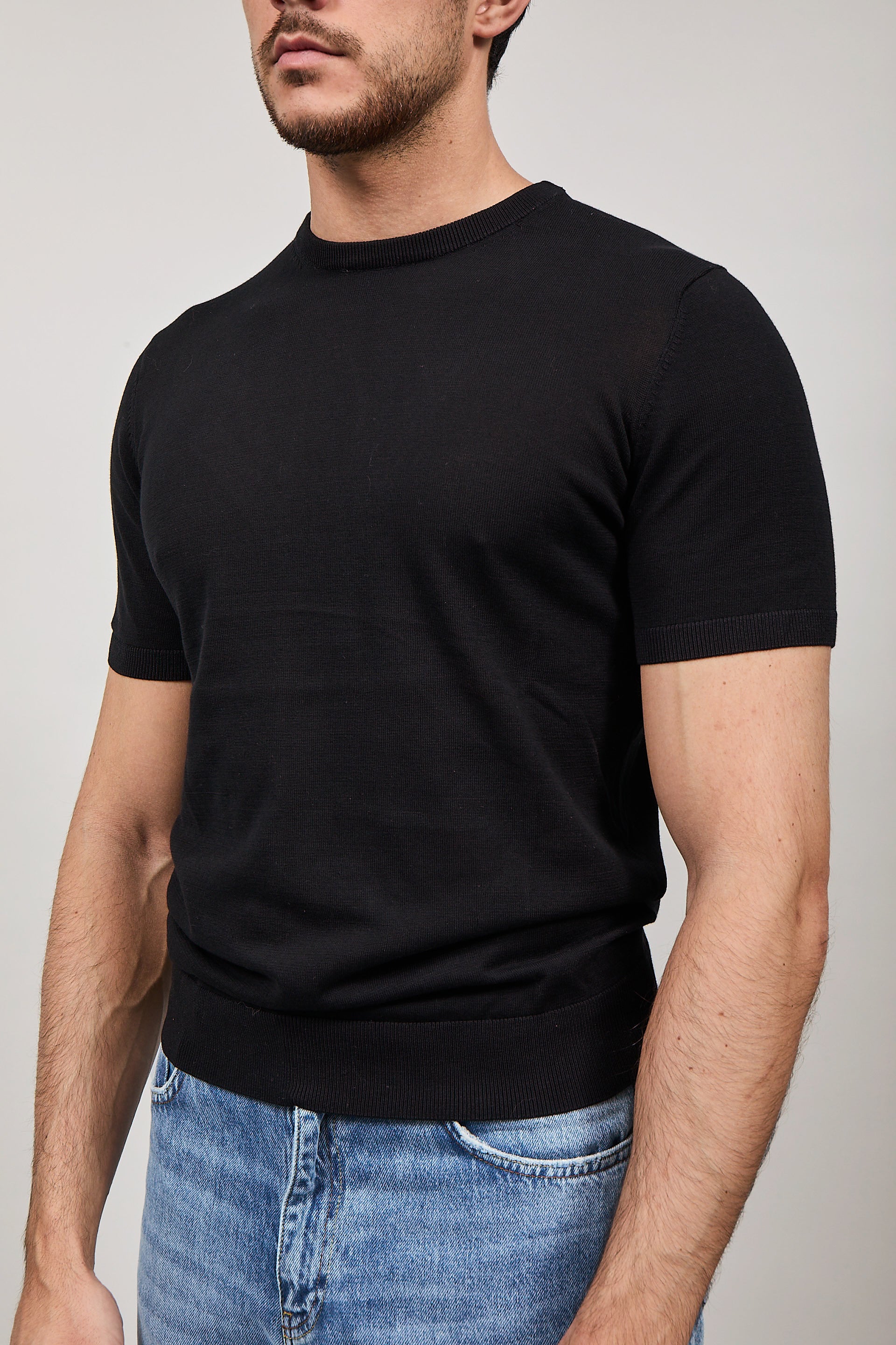 T-shirt Over-d Maglia Nera M03