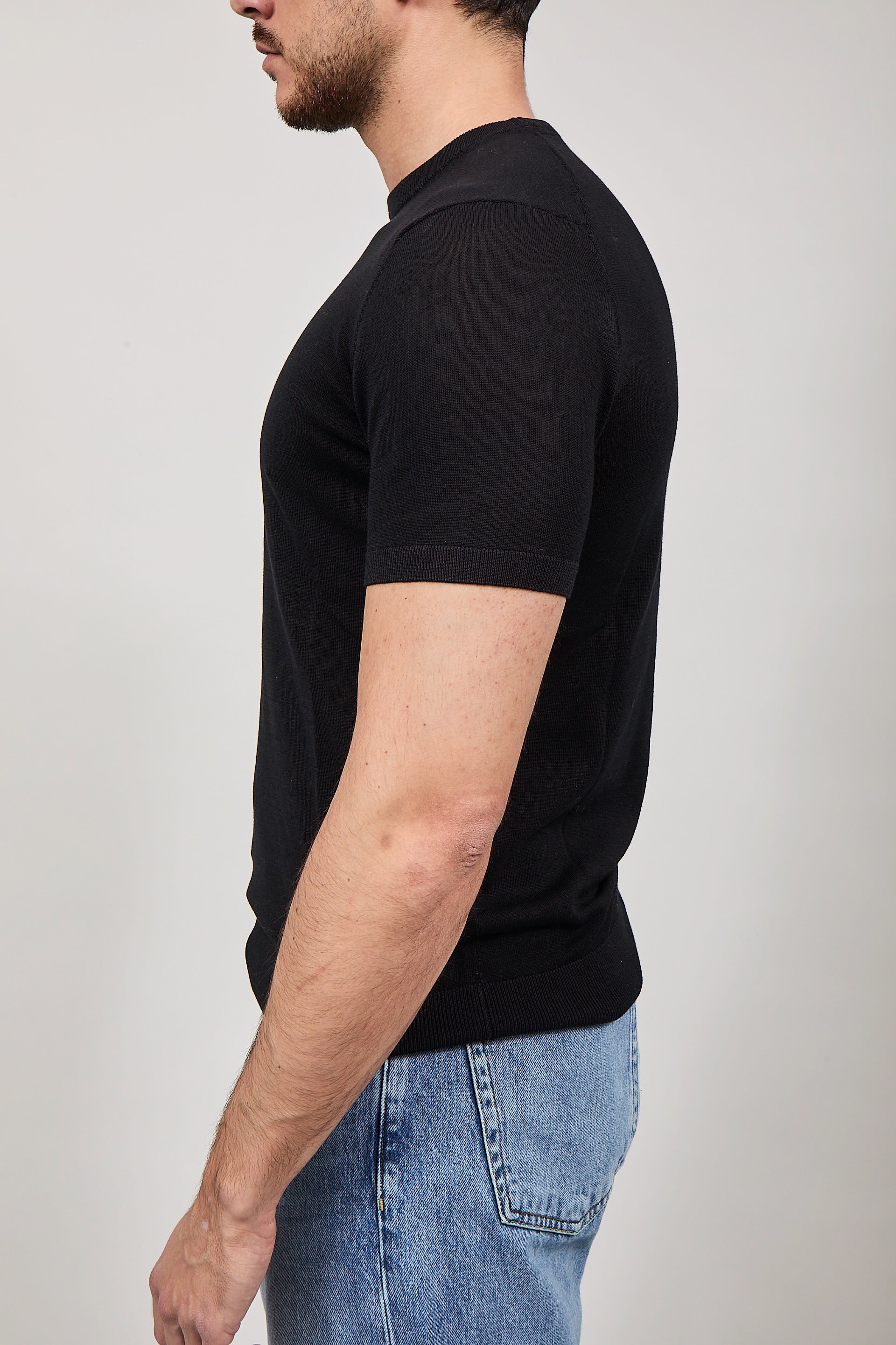 T-shirt Over-d Maglia Nera M03