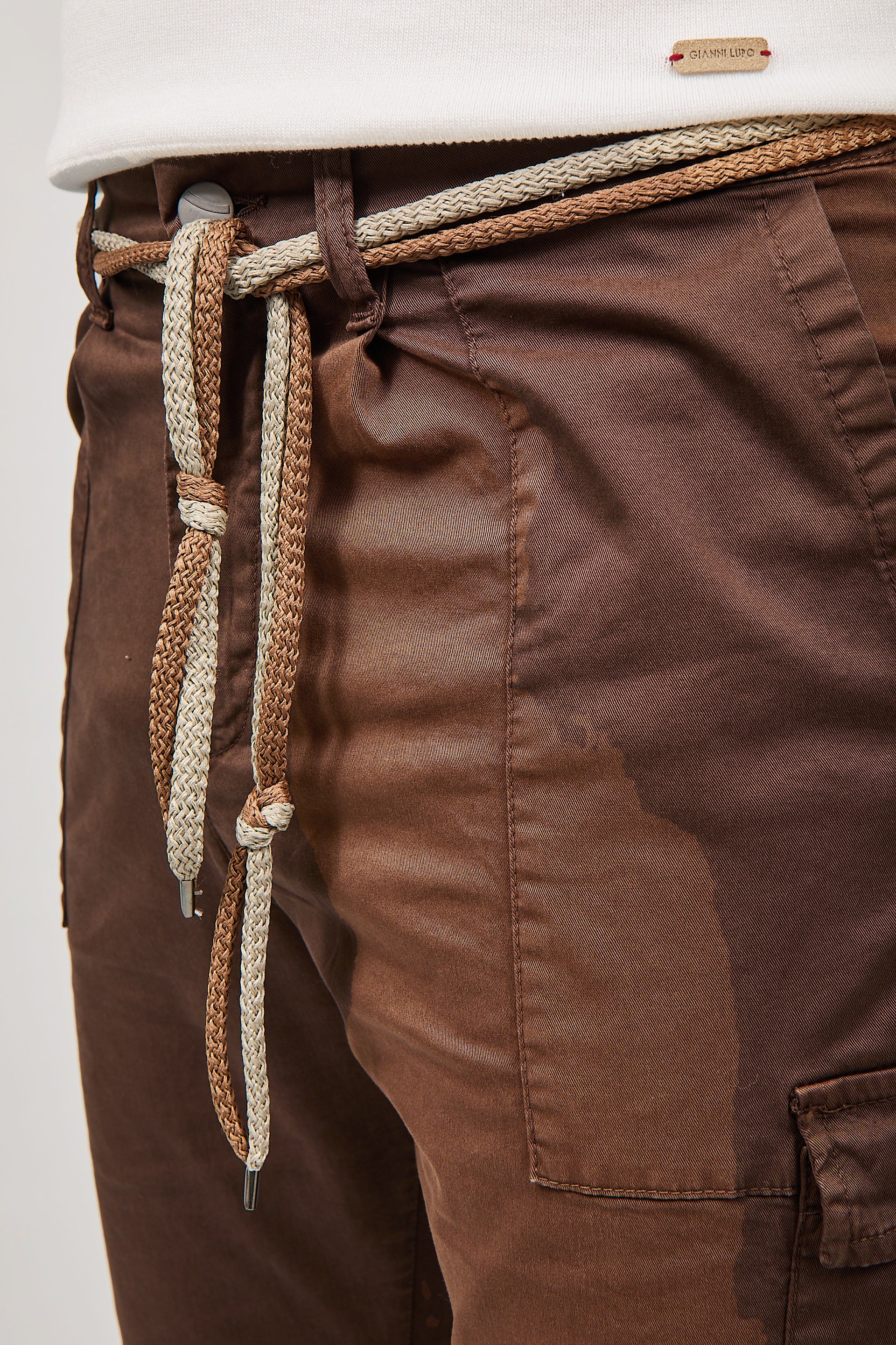 Pantalone Over-d Cargo Moro p64
