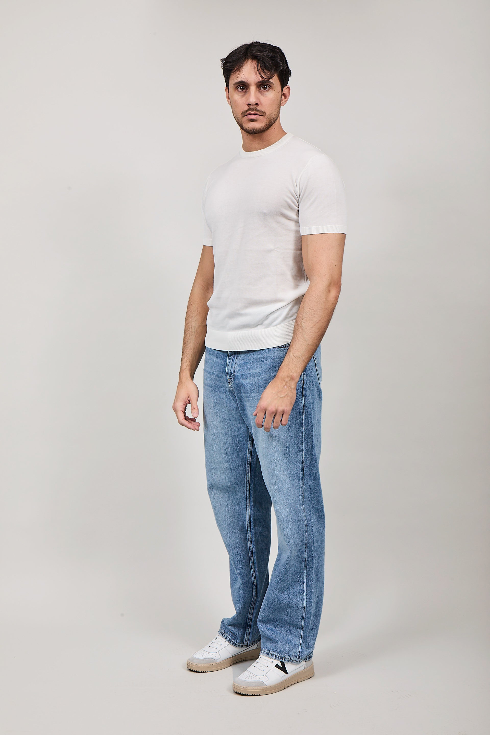 T-shirt Over-d Maglia Bianca M03