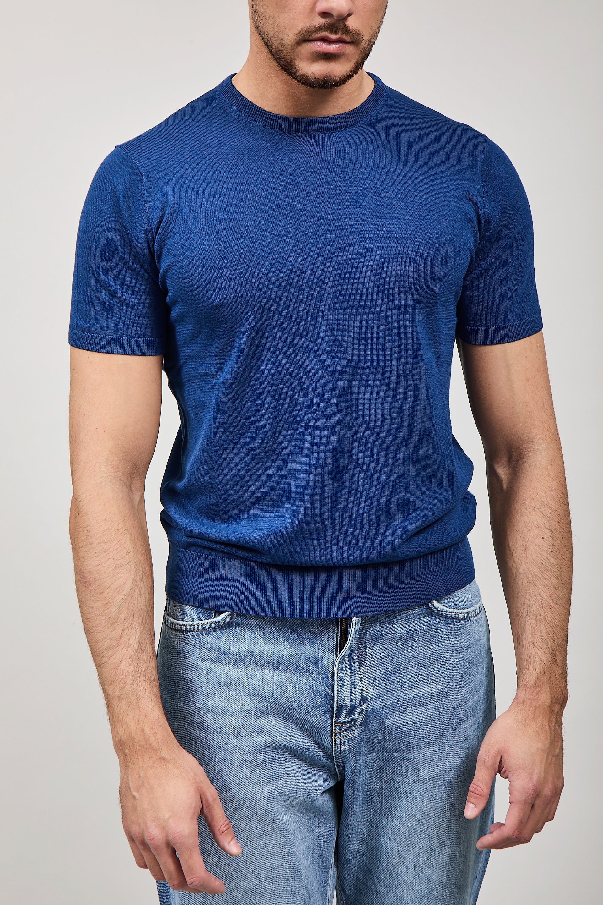 T-shirt Over-d Maglia Blu M03
