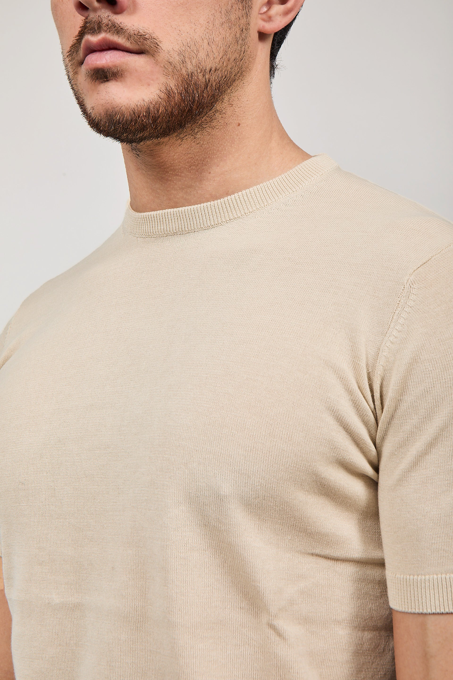 T-shirt Over-d Maglia Beige M03