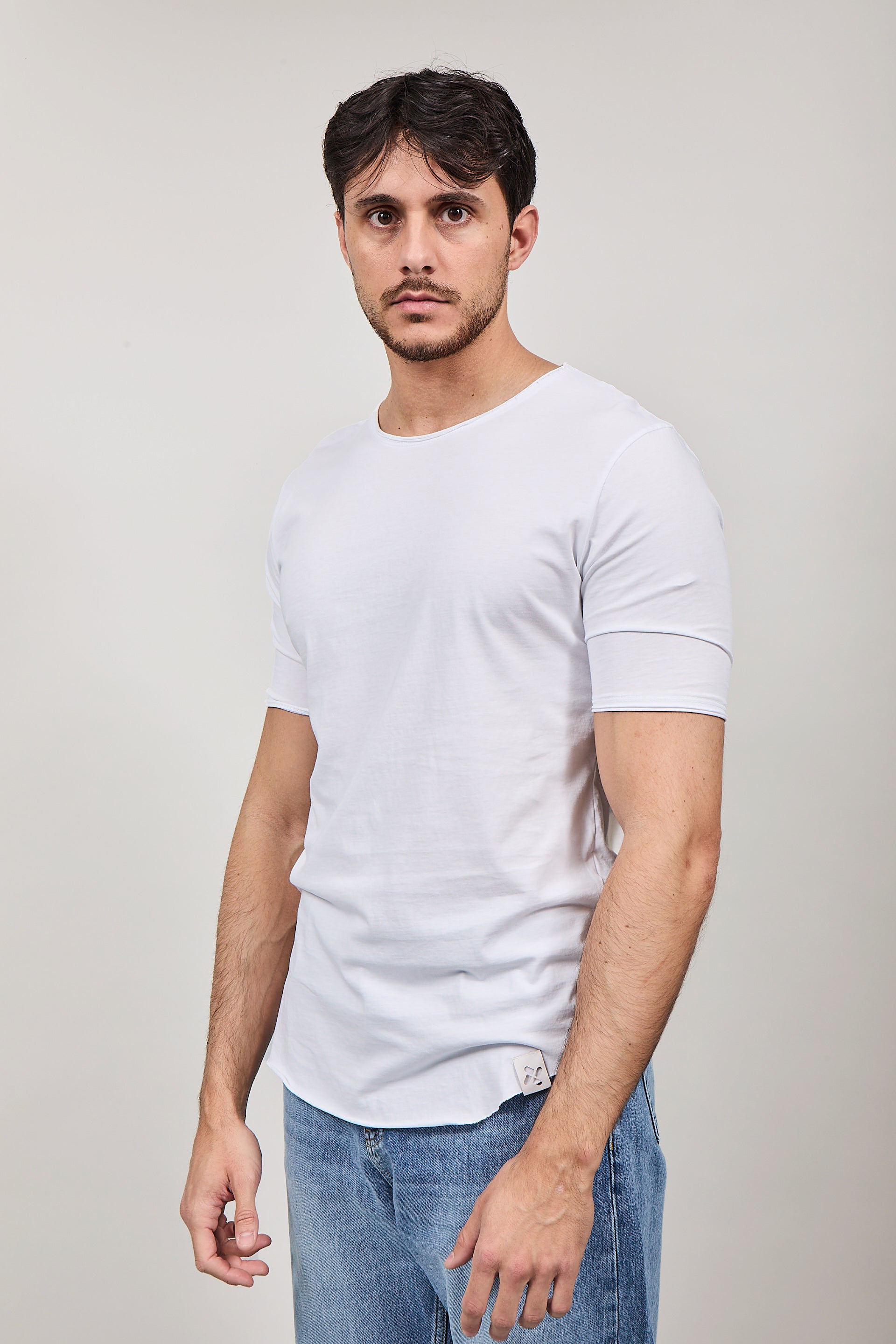 T-shirt Imperial Taglio vivo Bianca