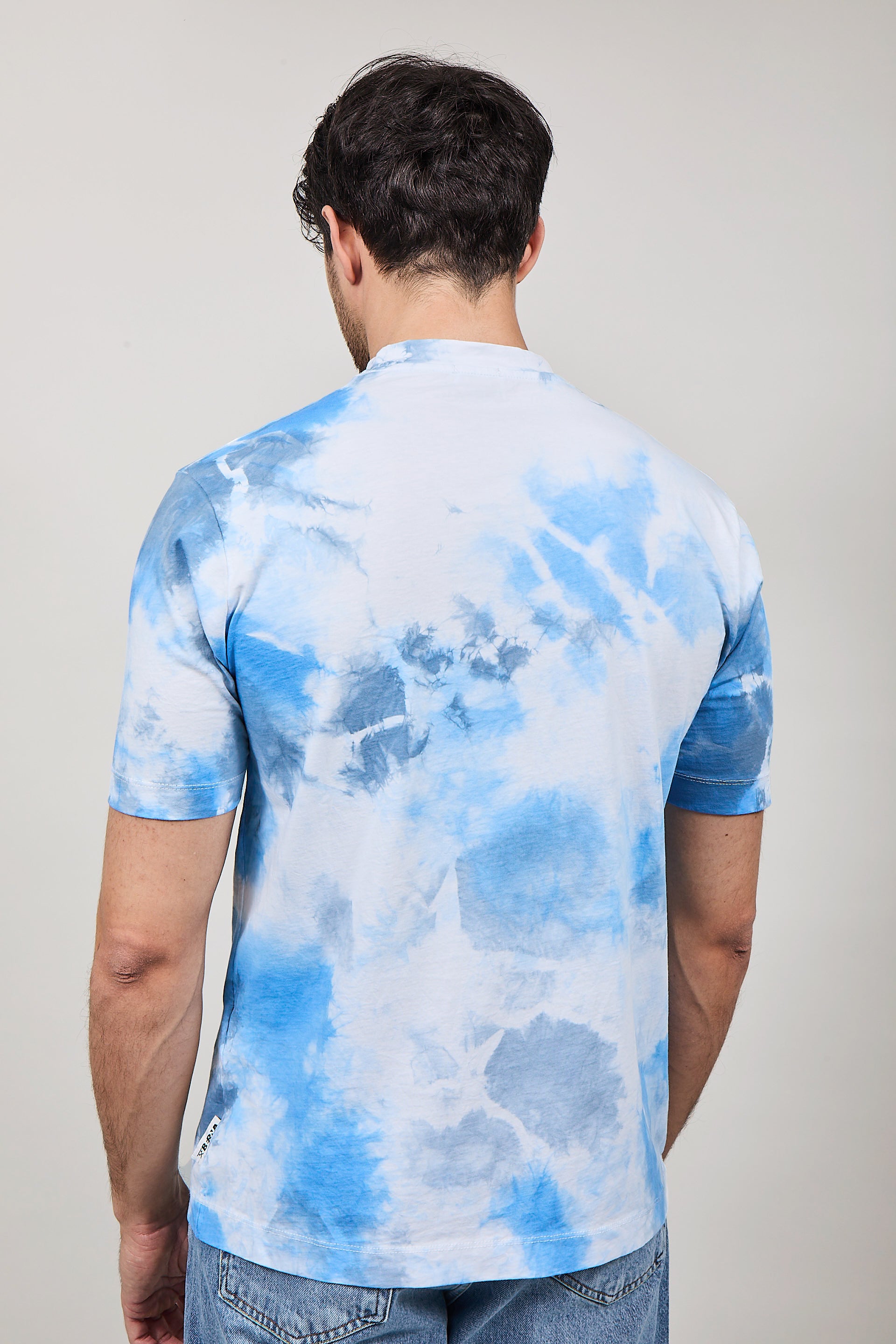 T-shirt Berna Tie Dye Celeste