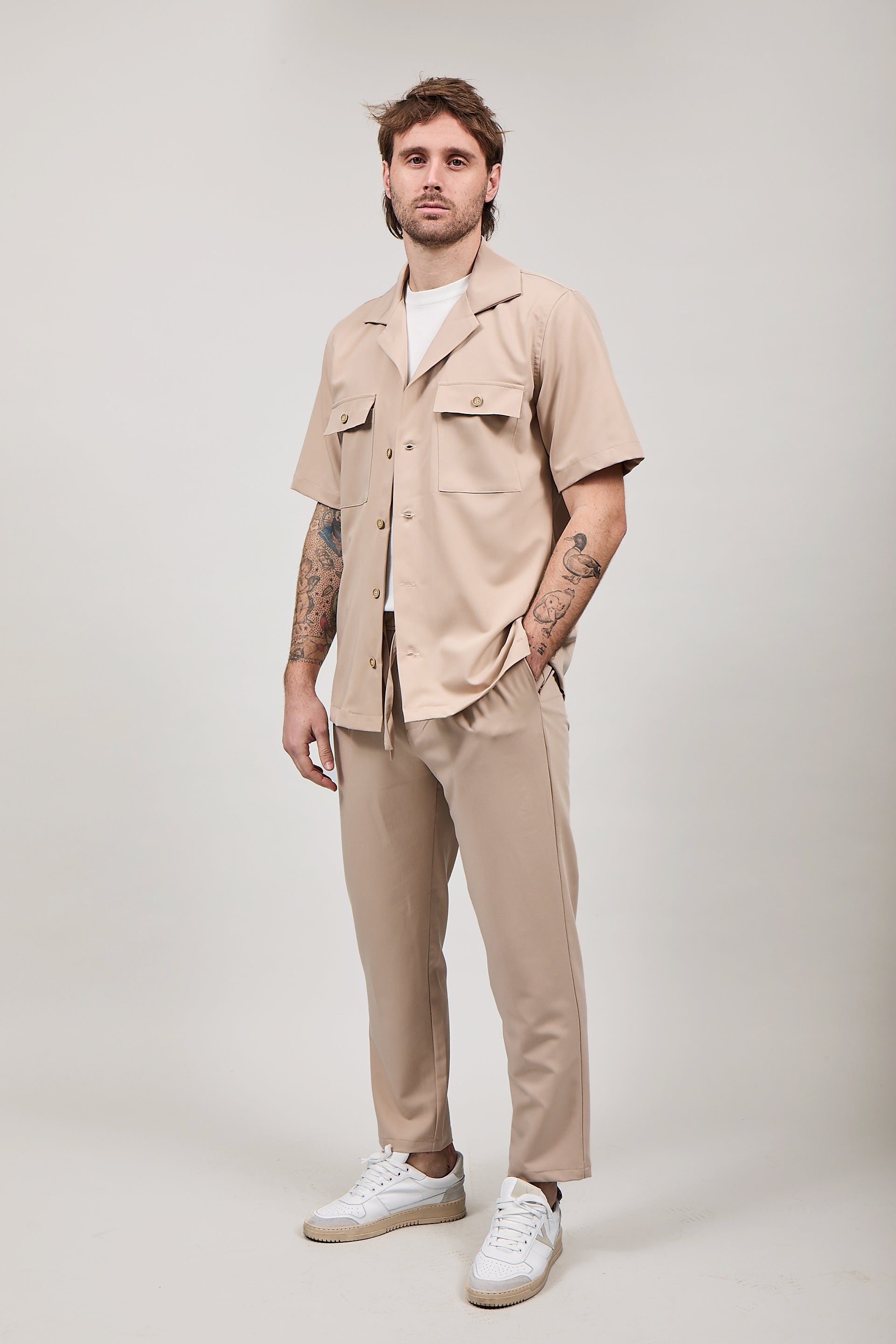 Coordinato Gianni Lupo Beige 012