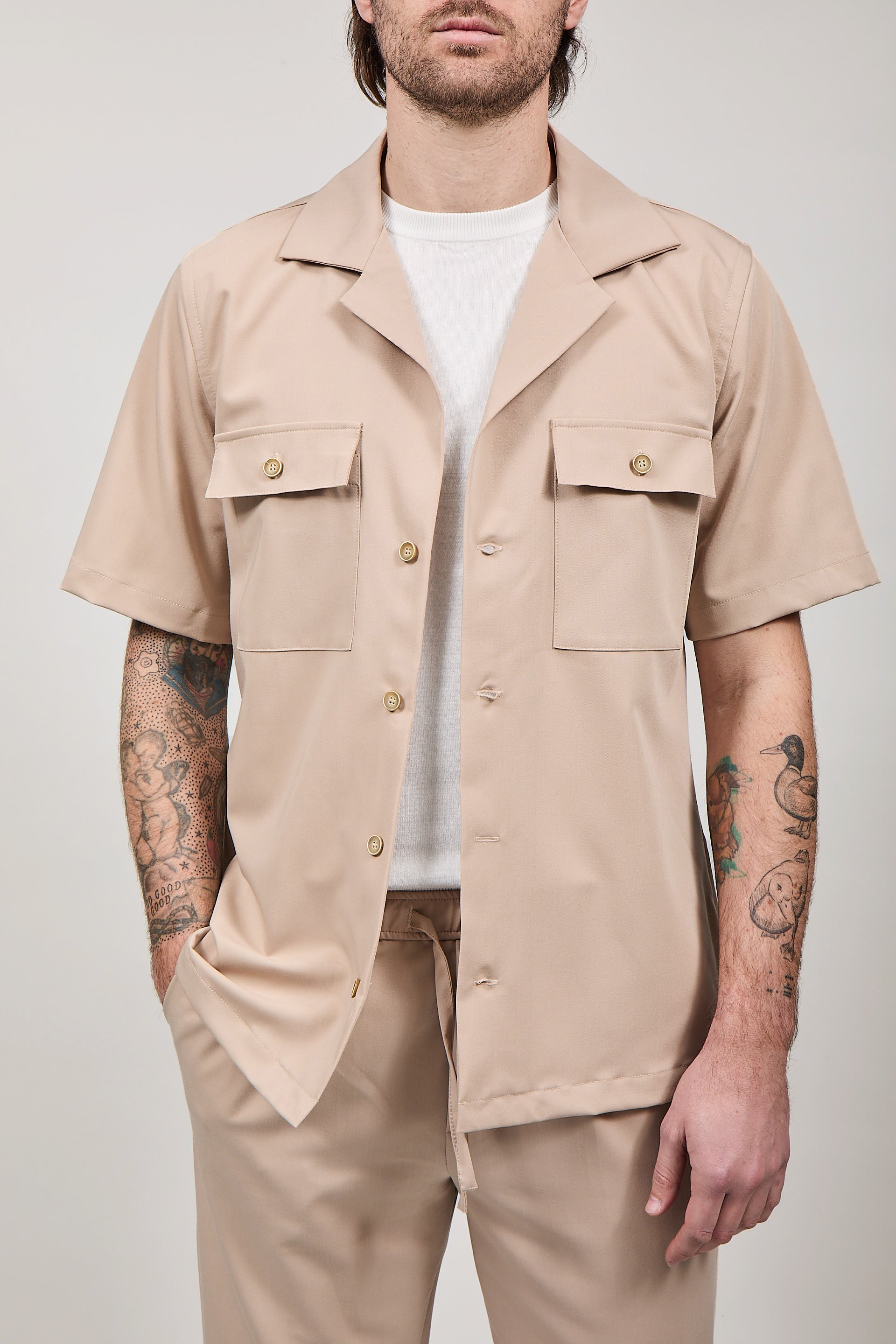 Coordinato Gianni Lupo Beige 012