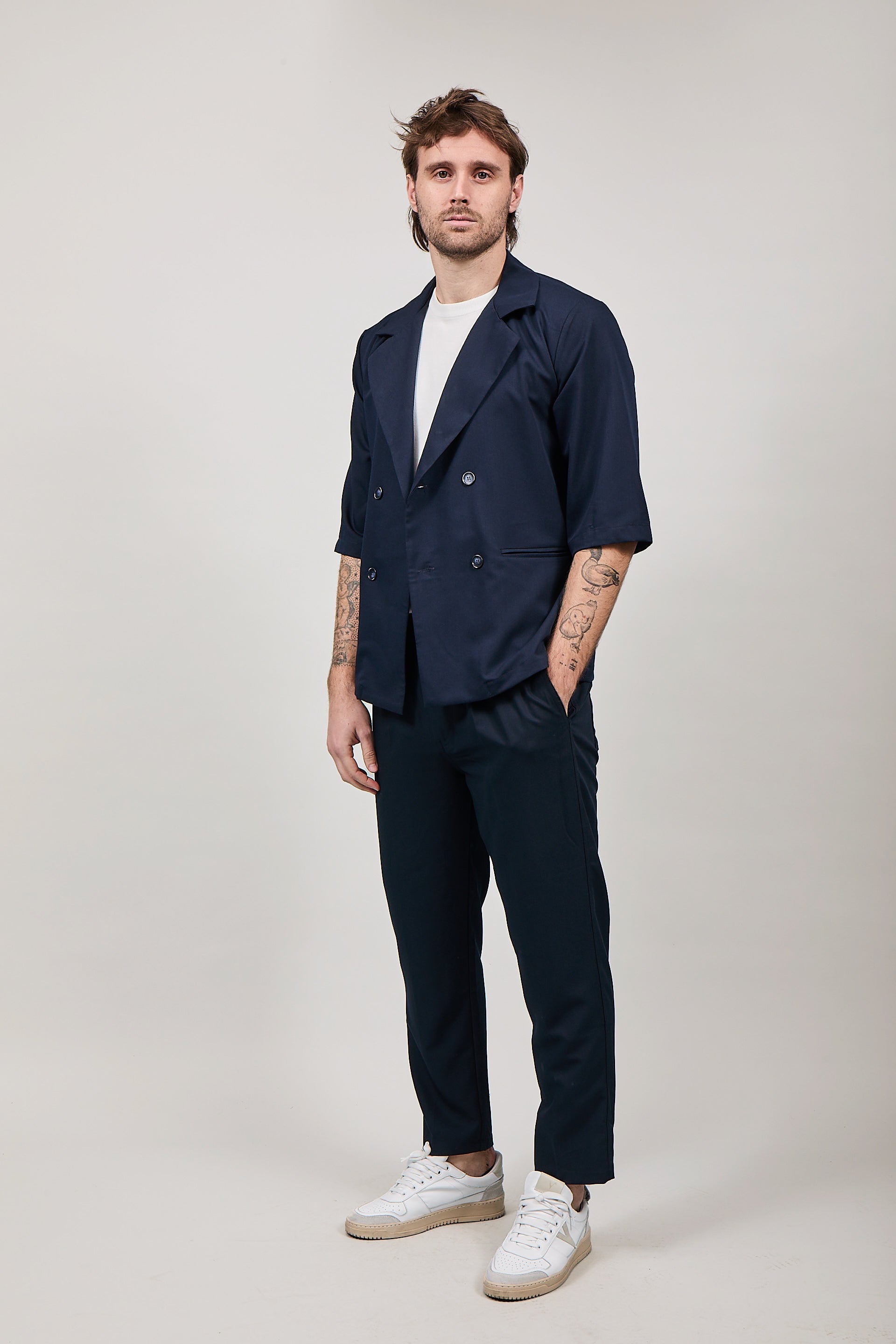 Coordinato Gianni Lupo Blu 034