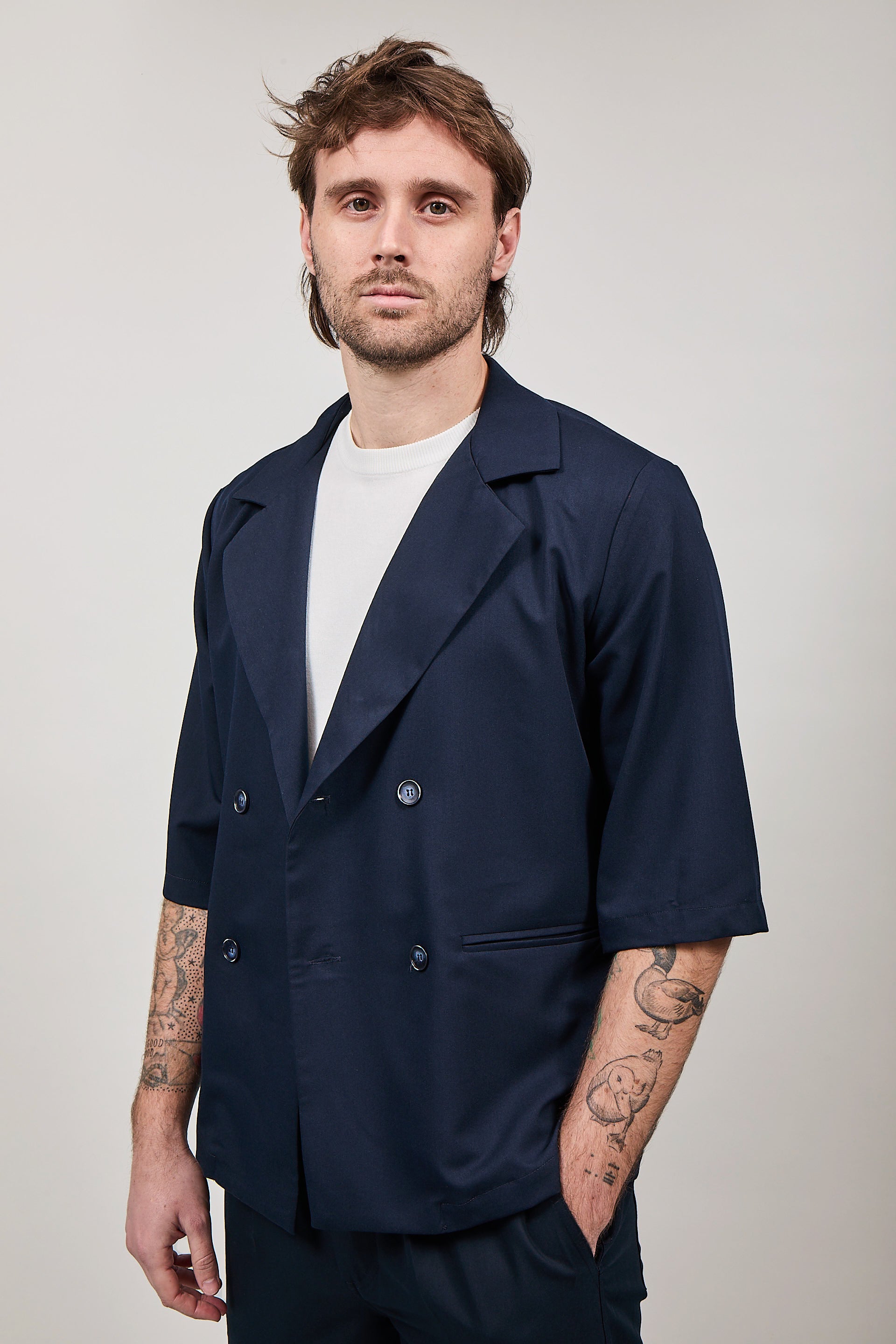 Coordinato Gianni Lupo Blu 034