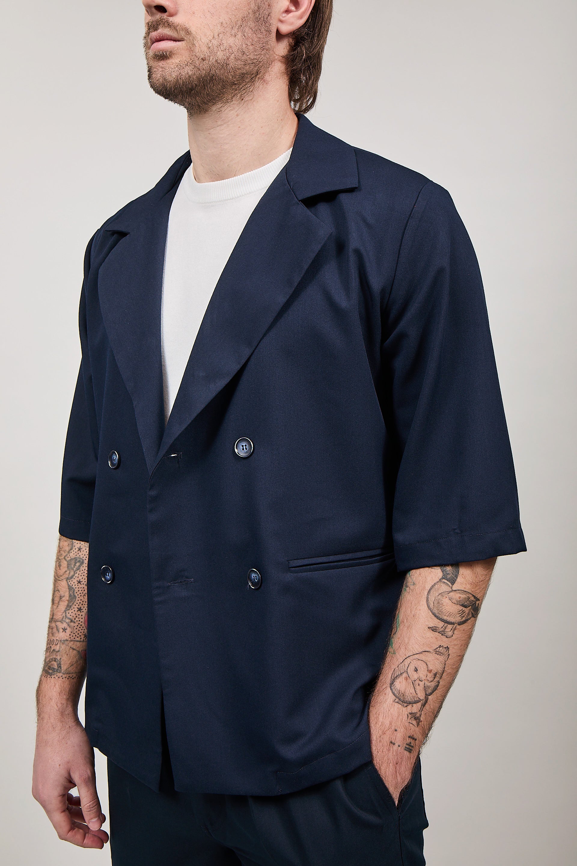 Coordinato Gianni Lupo Blu 034