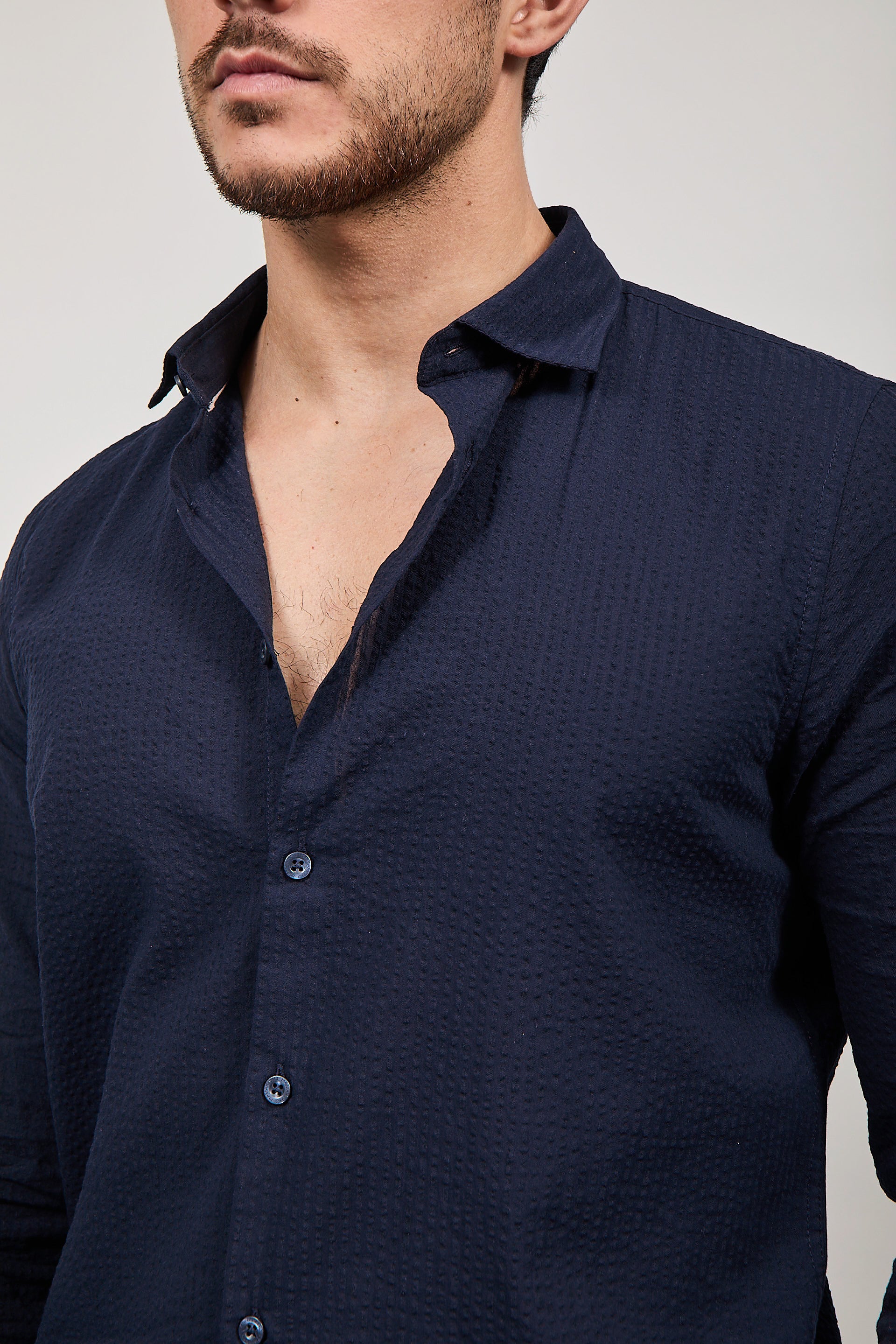 Camicia Hamaki-ho 1306 Blu
