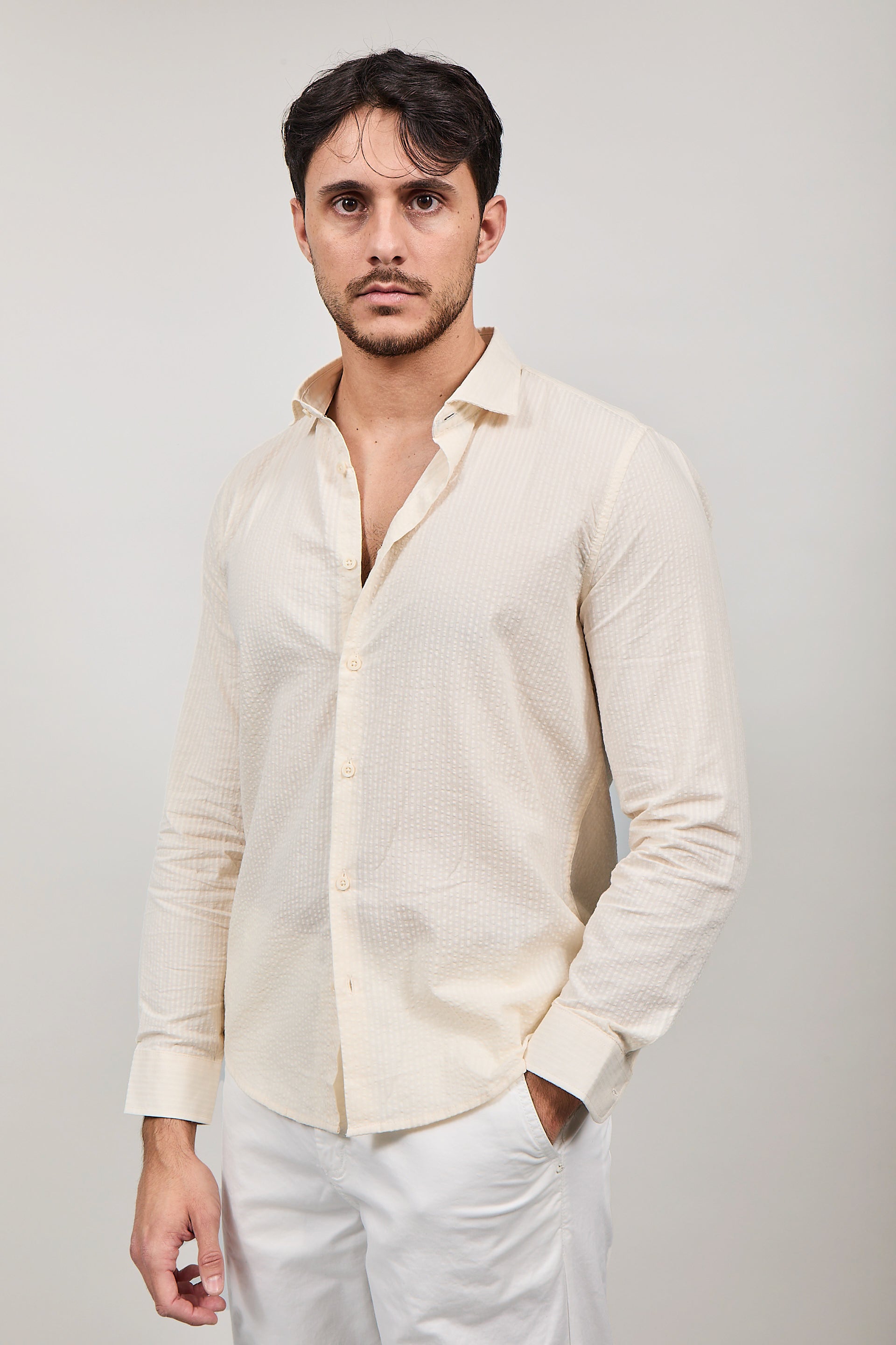 Camicia Hamaki-ho 1306 Beige