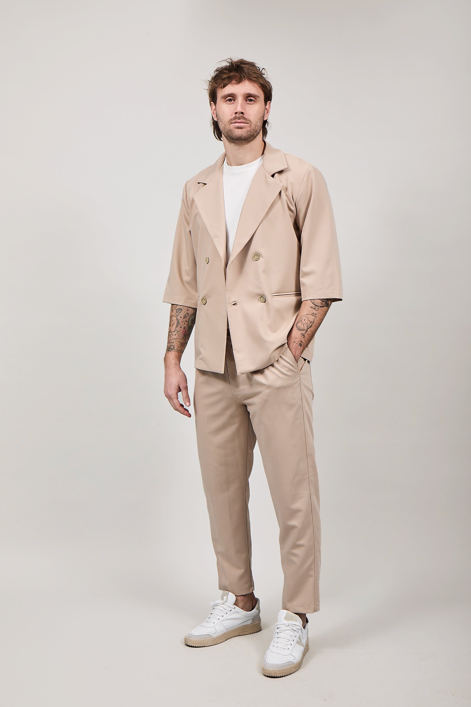 Coordinato Gianni Lupo Beige 034
