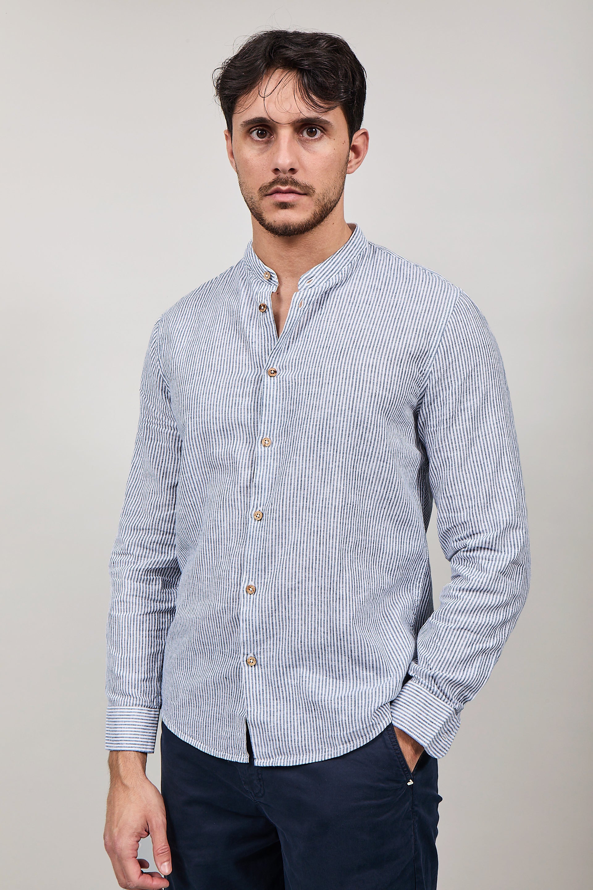 Camicia Hamaki-ho 1300 Blu