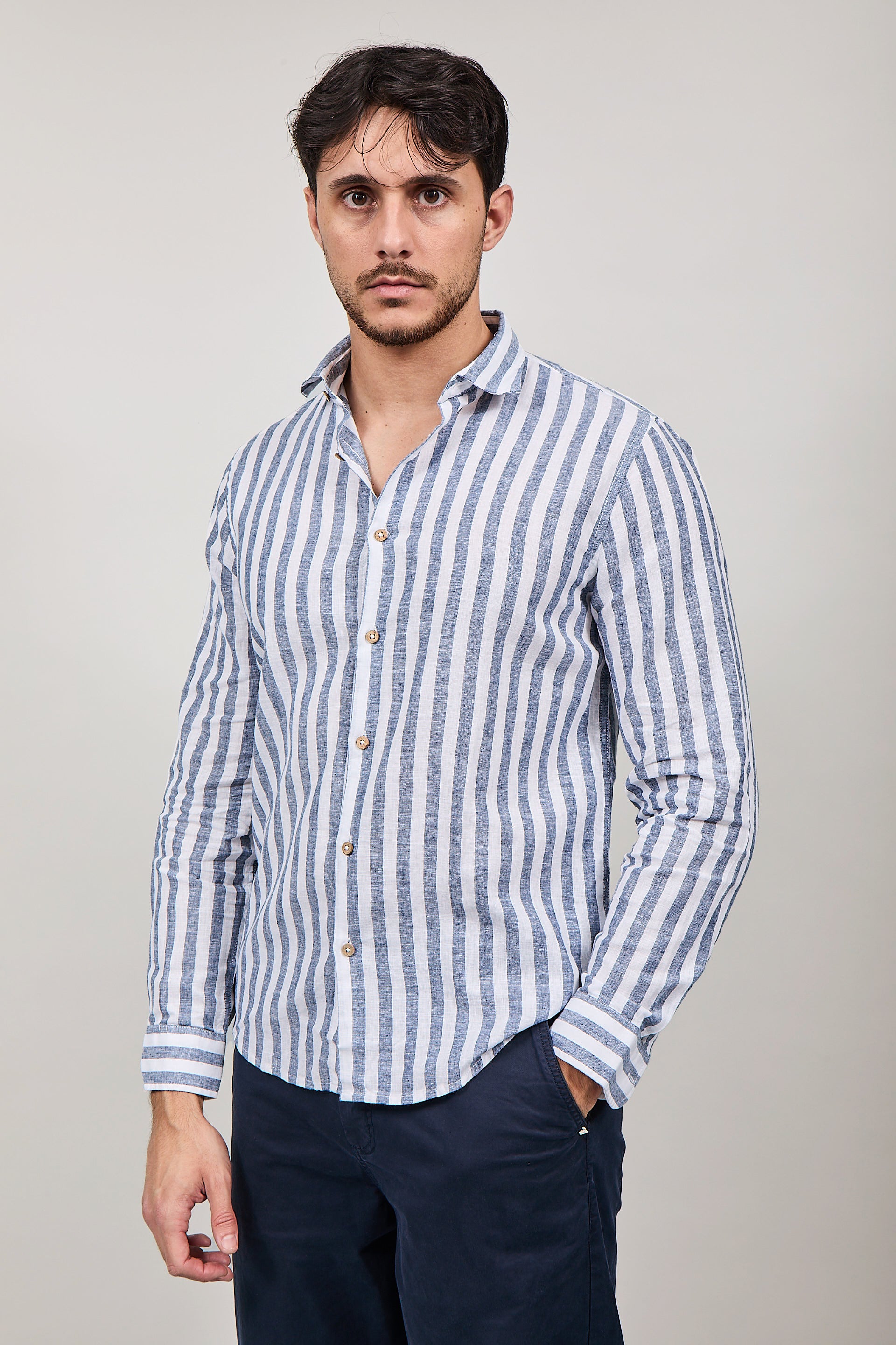 Camicia Hamaki-ho 1299 Blu