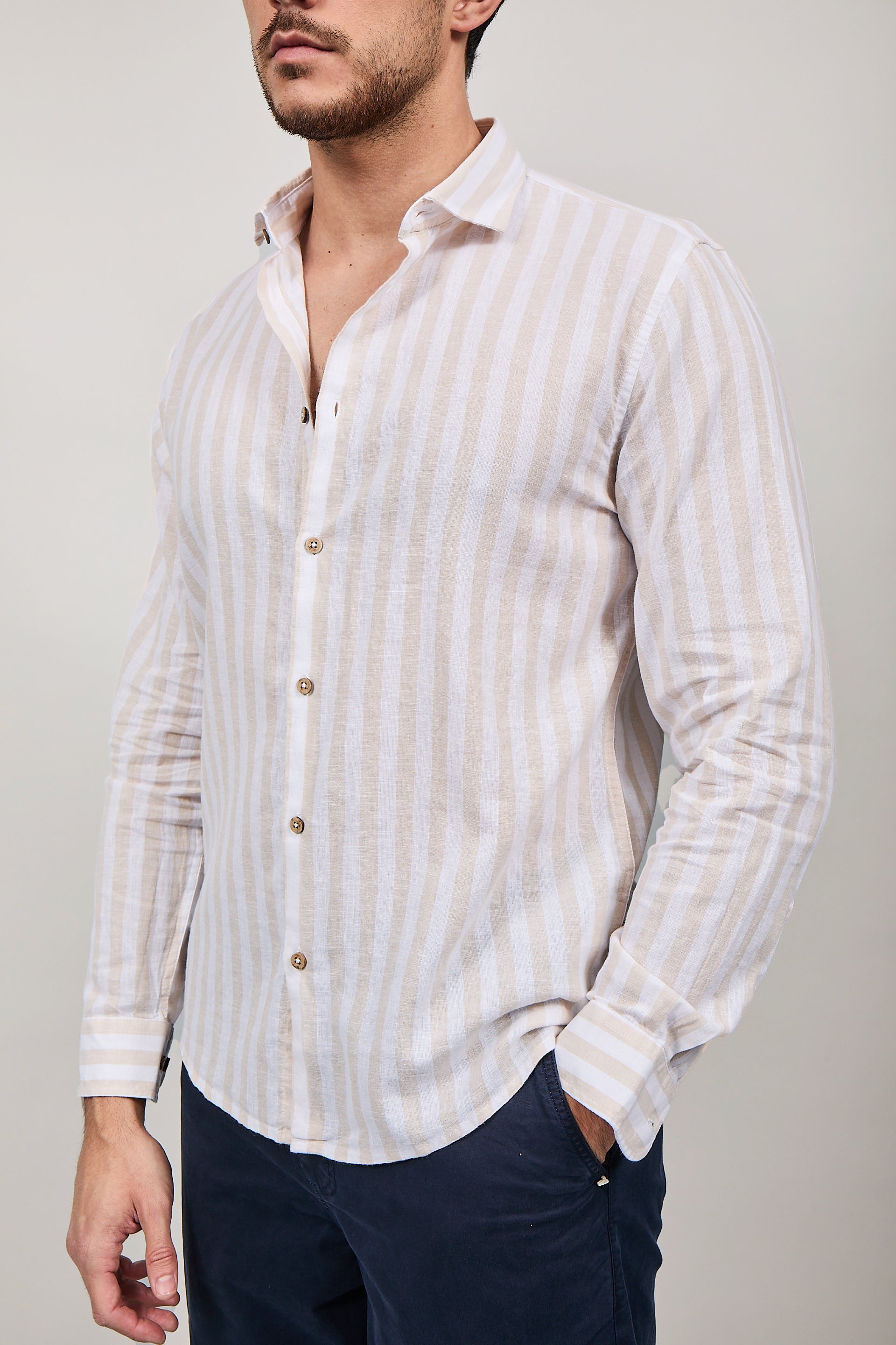 Camicia Hamaki-ho 1299 Beige