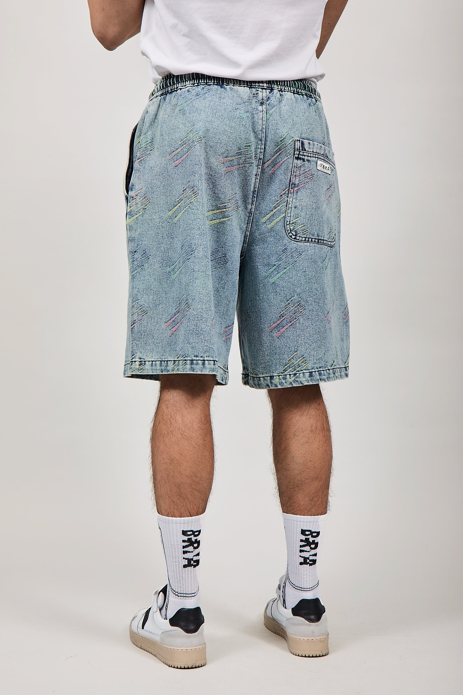 Bermuda Berna Denim Fluo