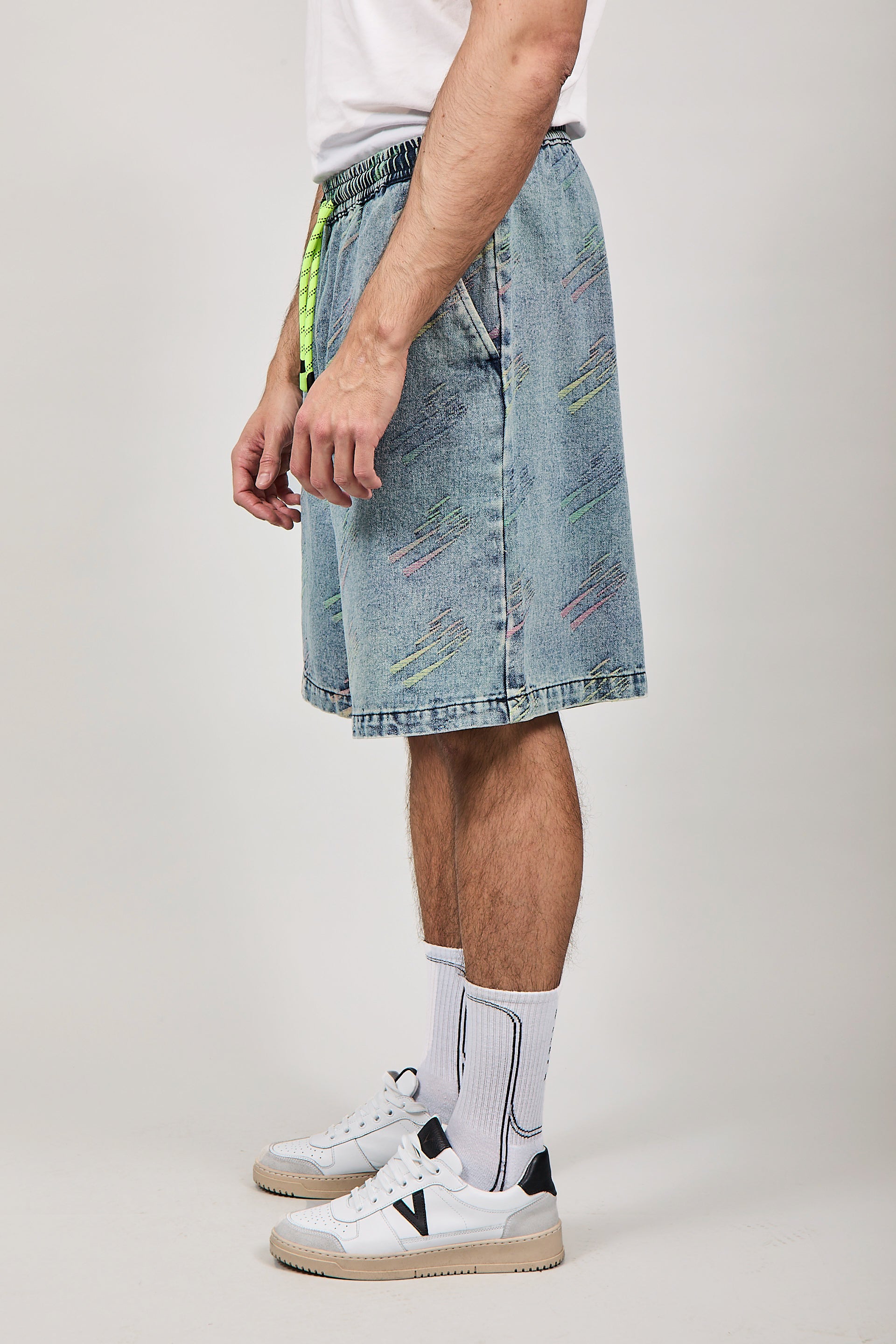Bermuda Berna Denim Fluo