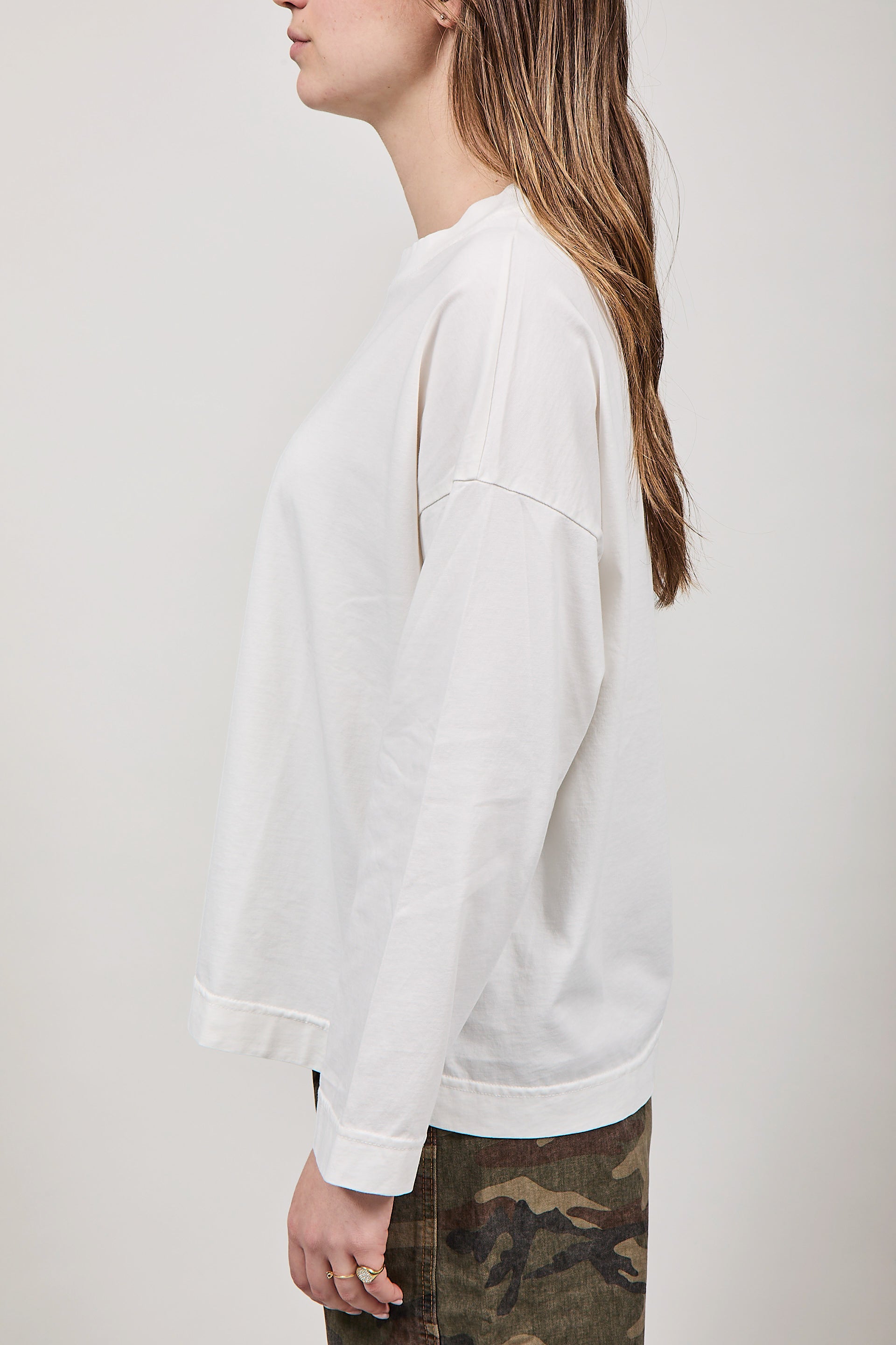 T-shirt Haveone Manica Lunga Bianca