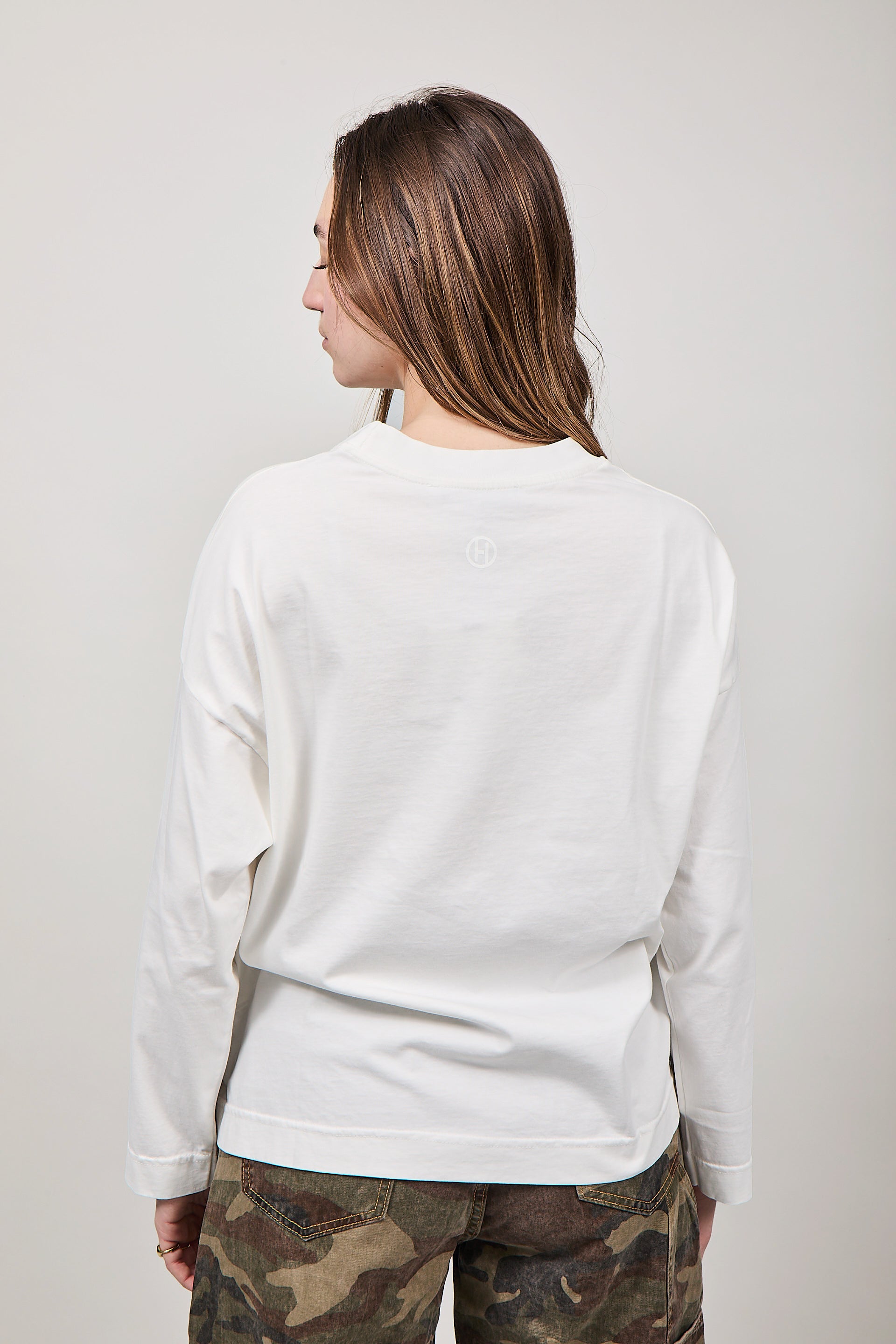 T-shirt Haveone Manica Lunga Bianca