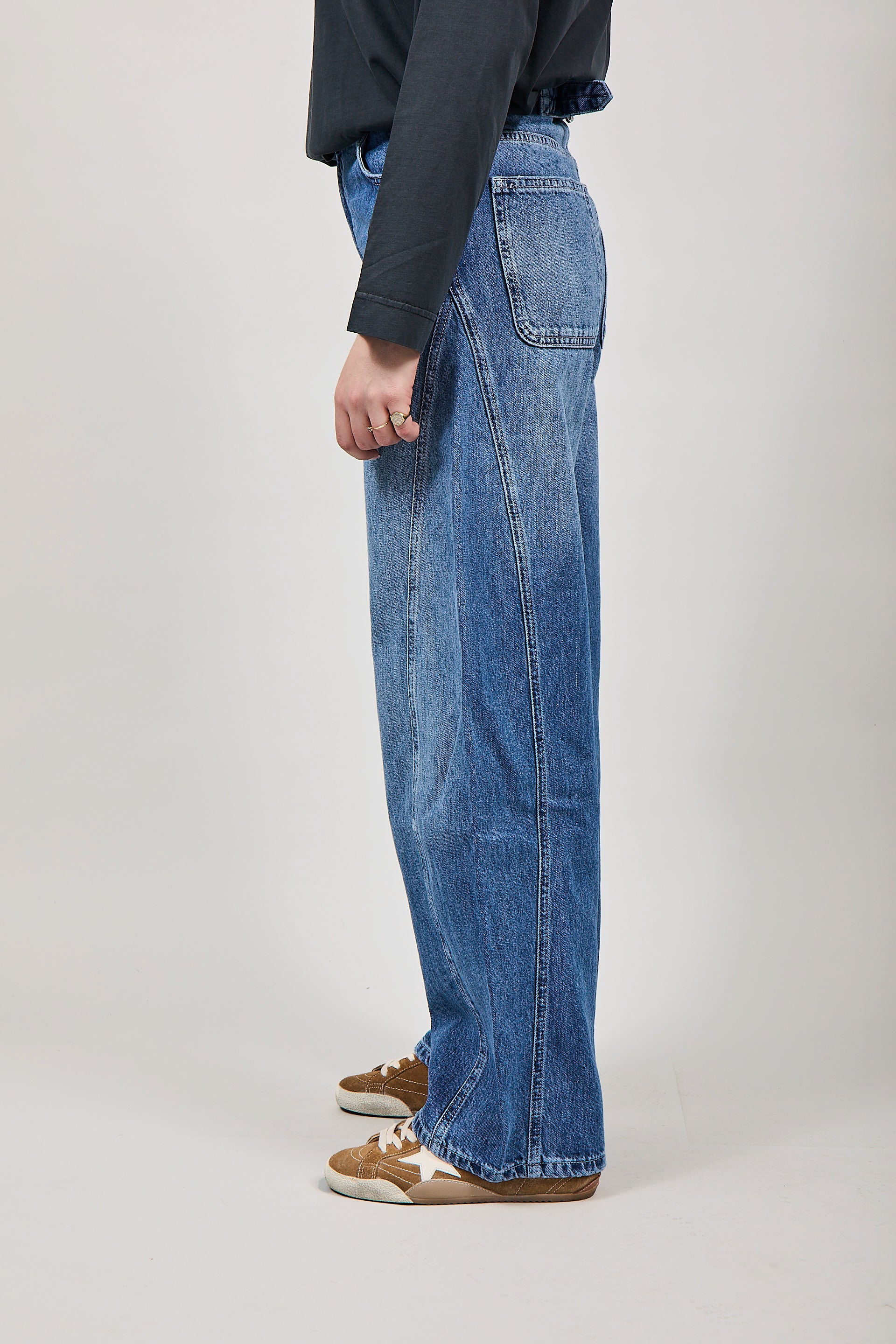 Jeans Pont Barrel wide leg G041