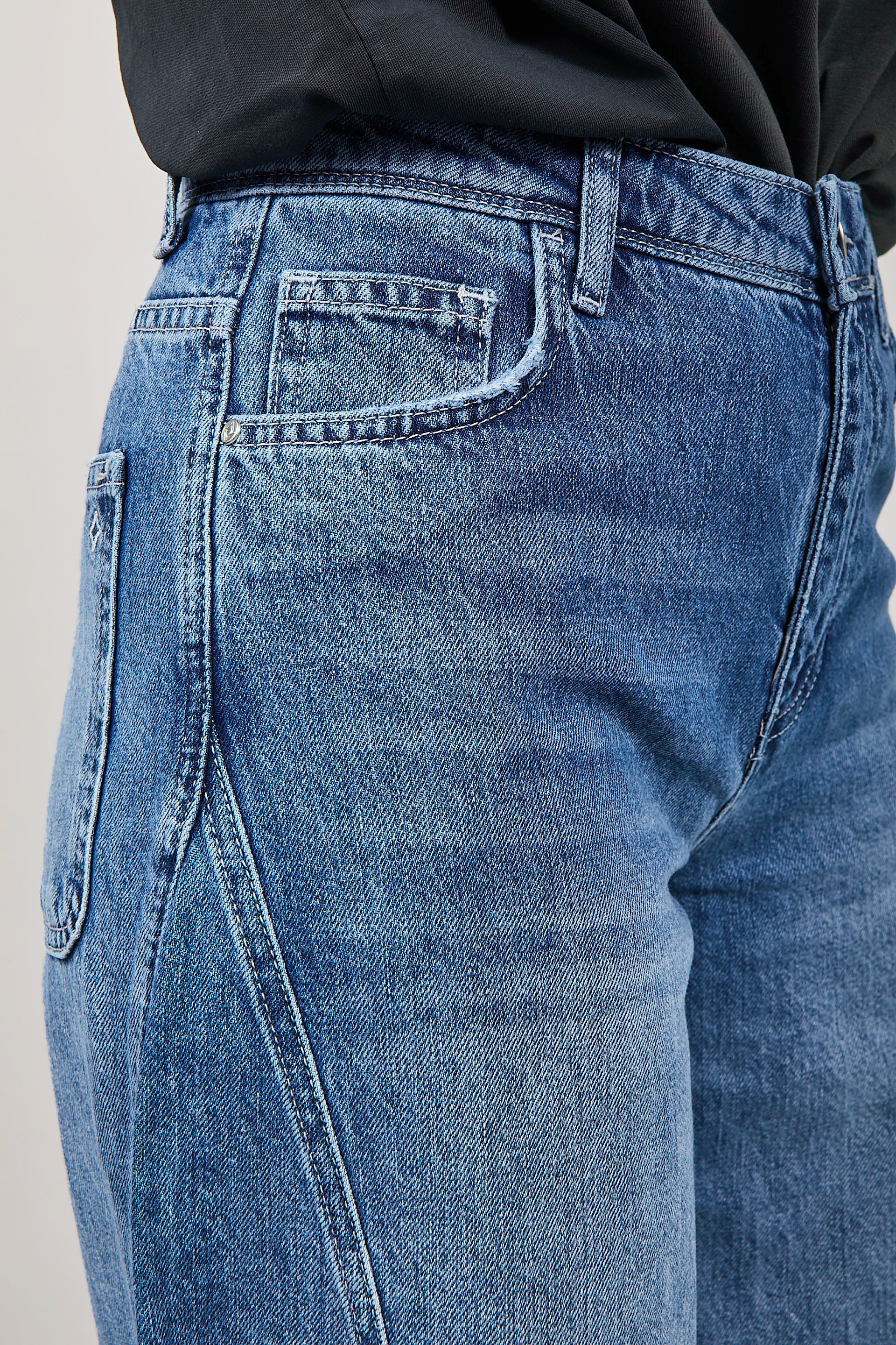 Jeans Pont Barrel wide leg G041