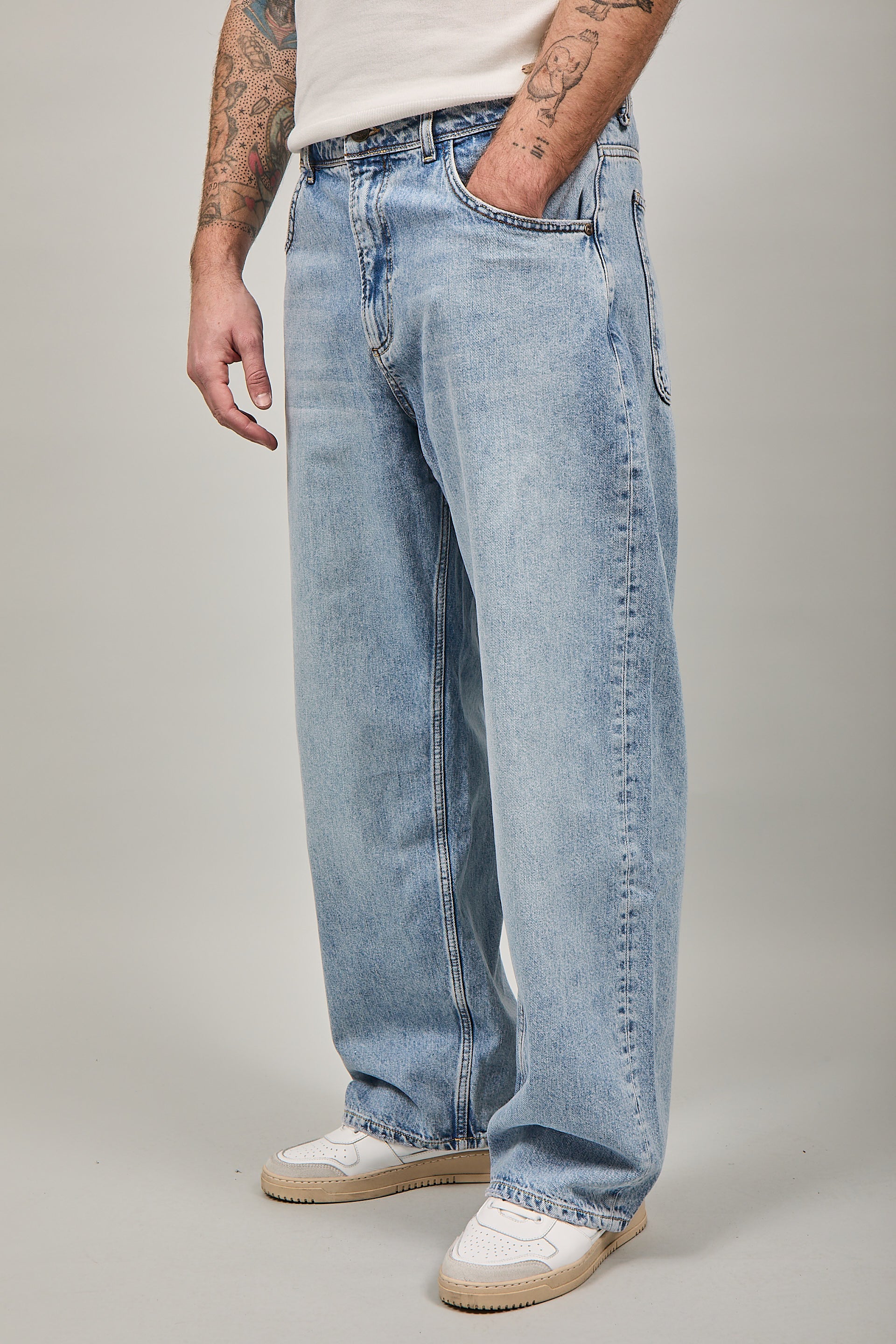 Jeans Pont Super Wide Chiaro