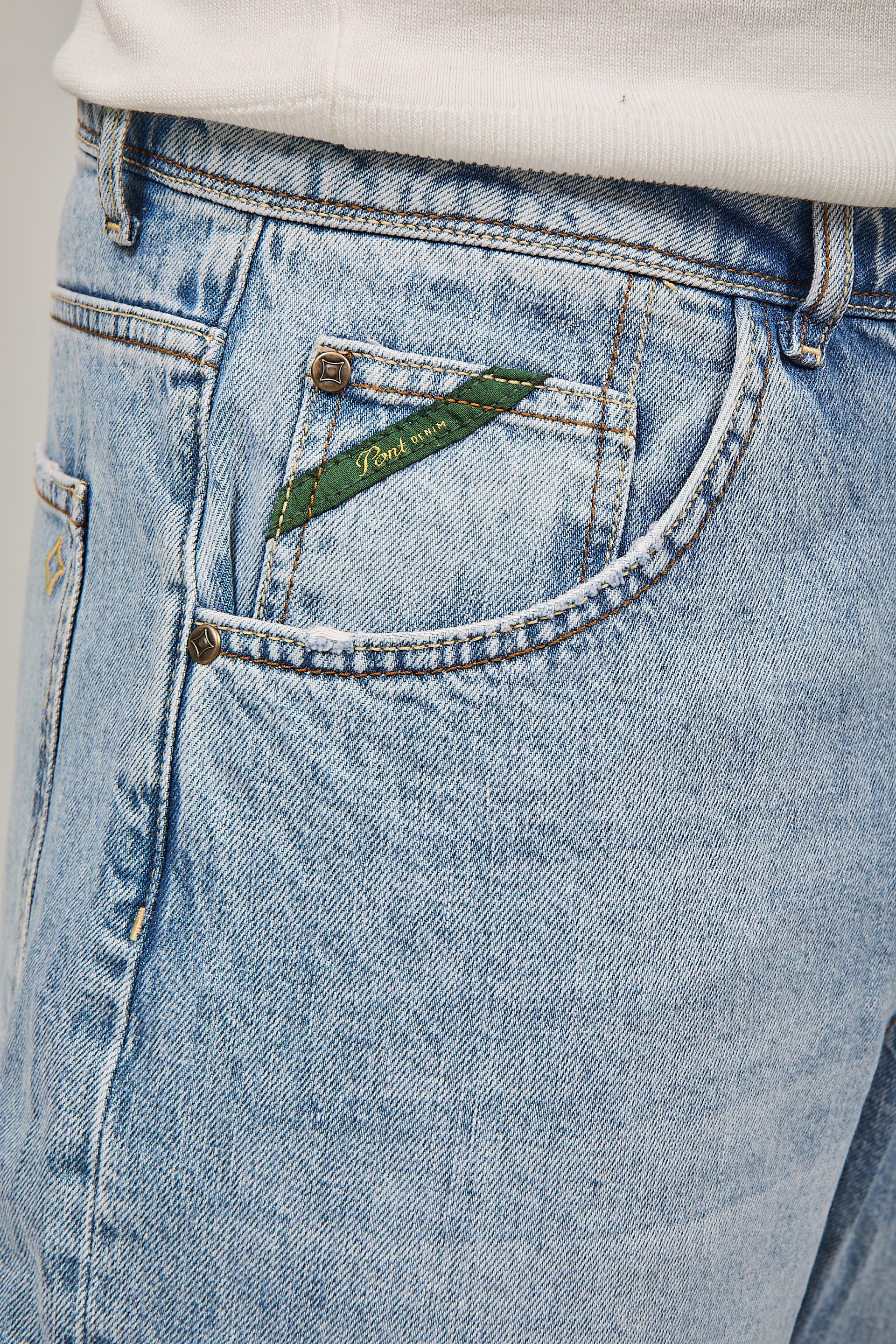 Jeans Pont Super Wide Rio Chiaro