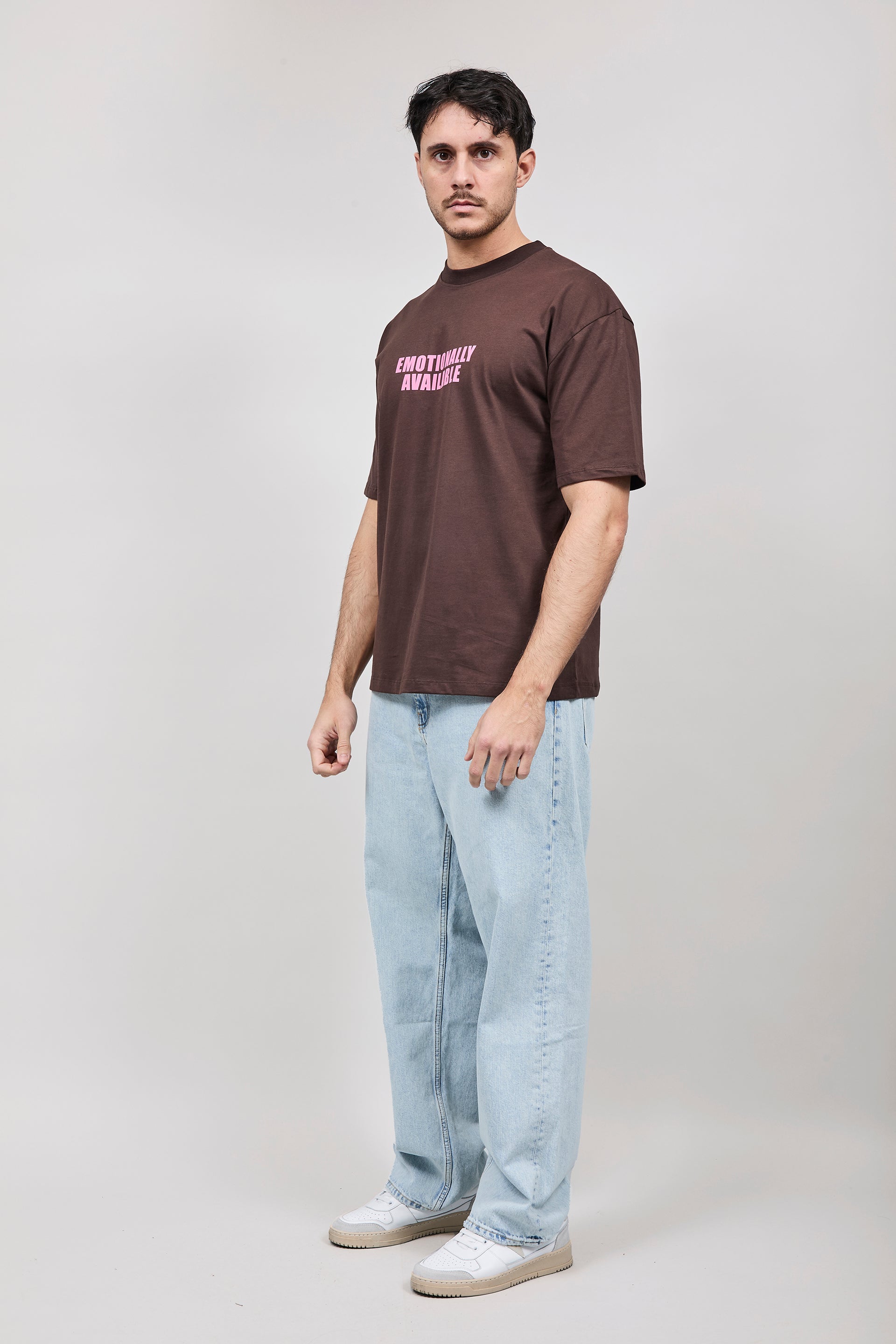 T-shirt Why Not Brand MS78 emotion Marrone