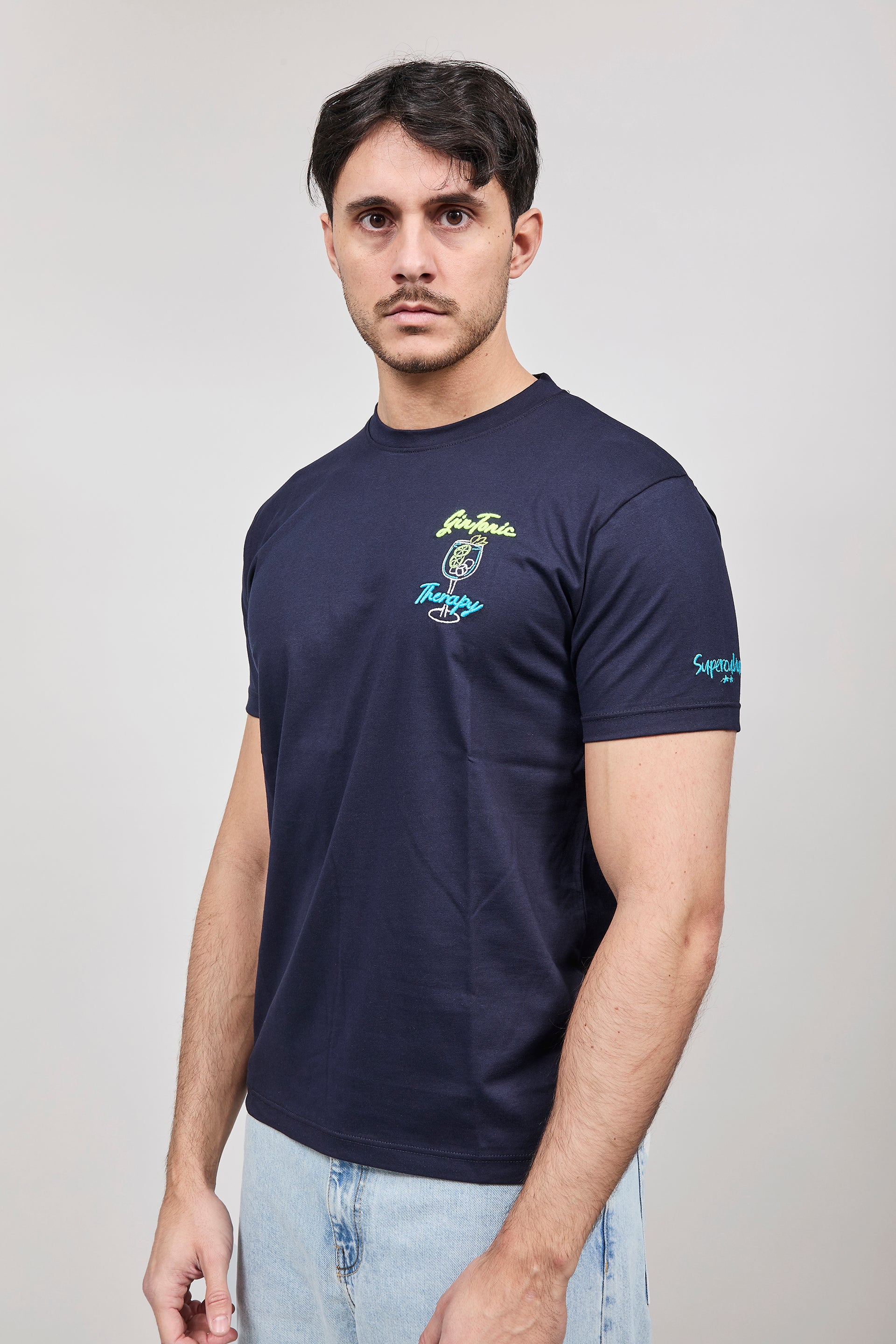 T-shirt Superculture Blu A1839