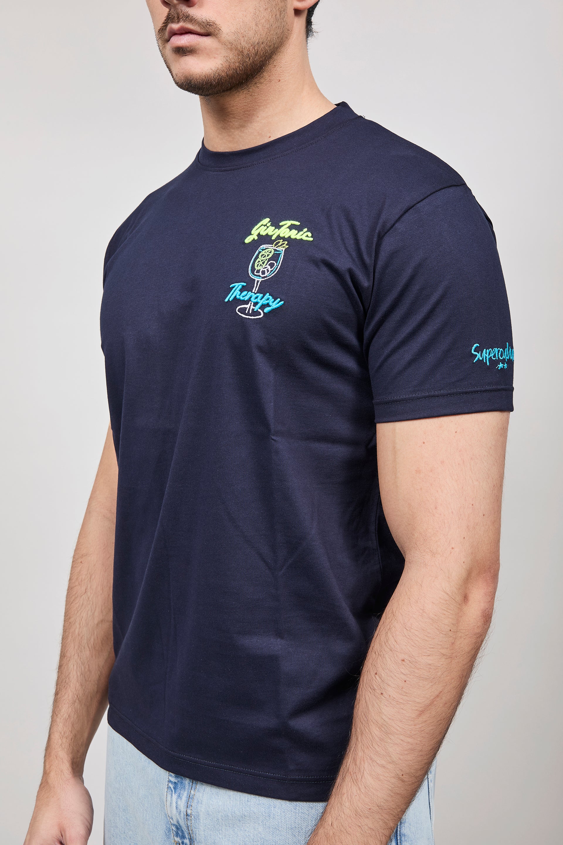 T-shirt Superculture Blu A1839