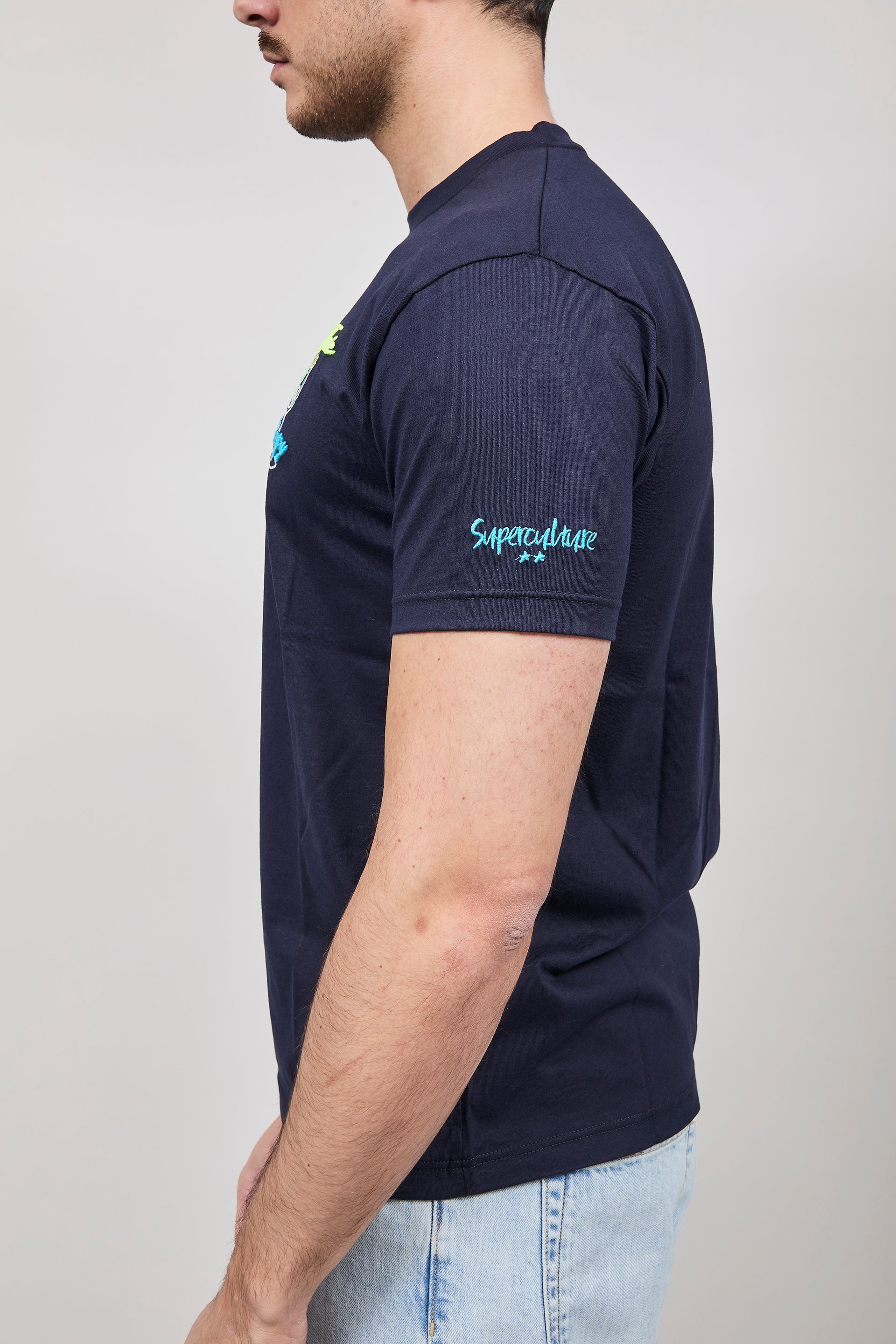 T-shirt Superculture Blu A1839