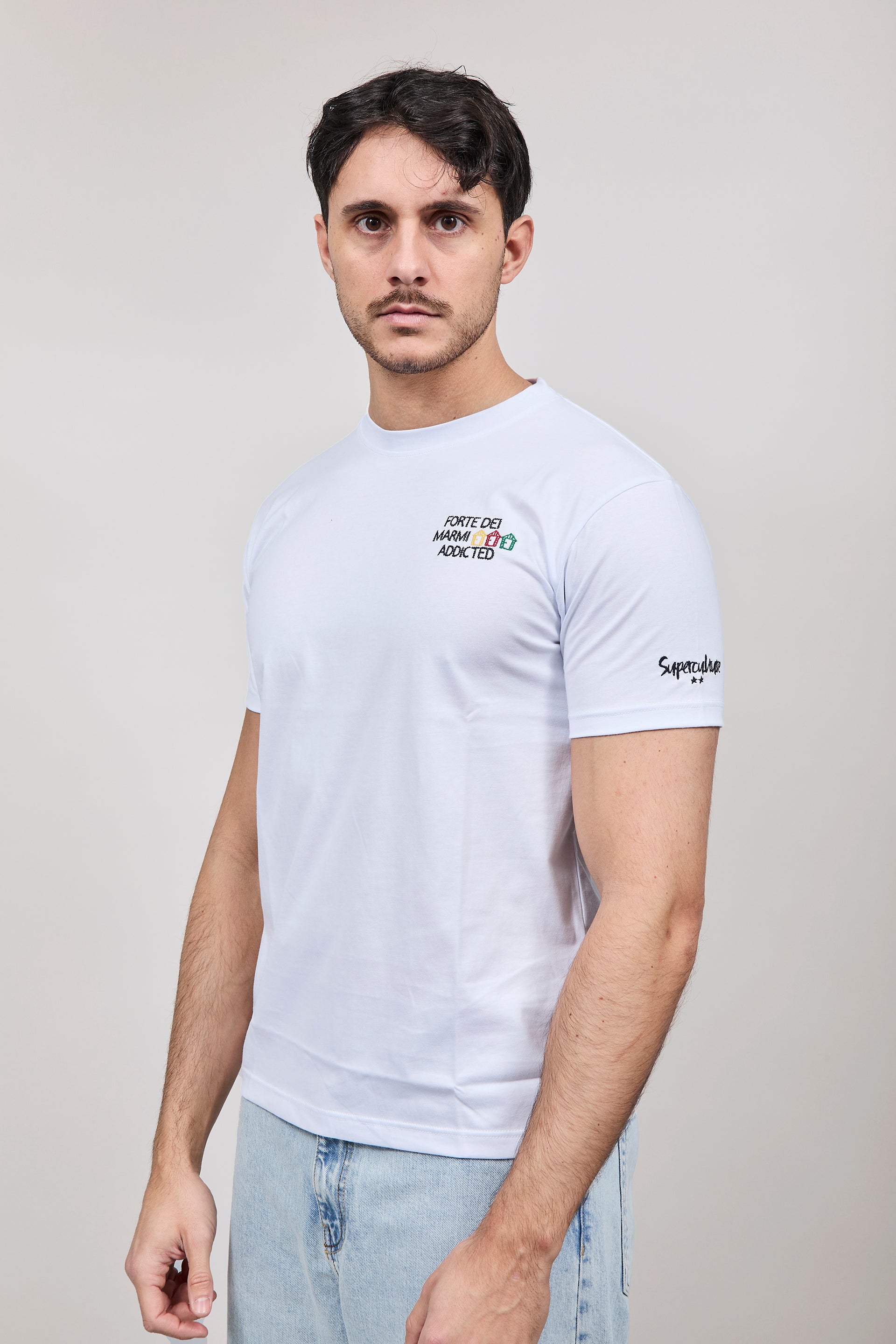 T-shirt Superculture Bianca A1929