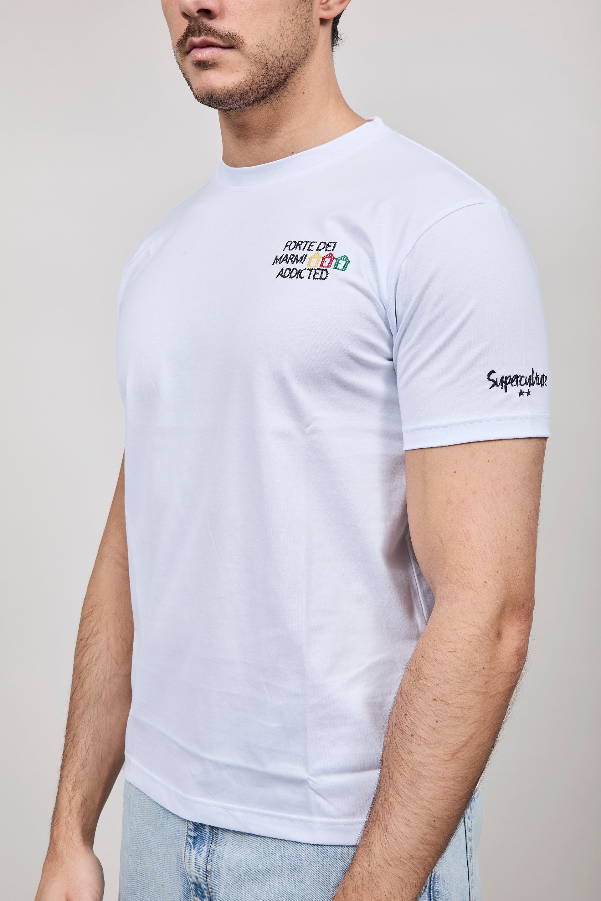 T-shirt Superculture Bianca A1929