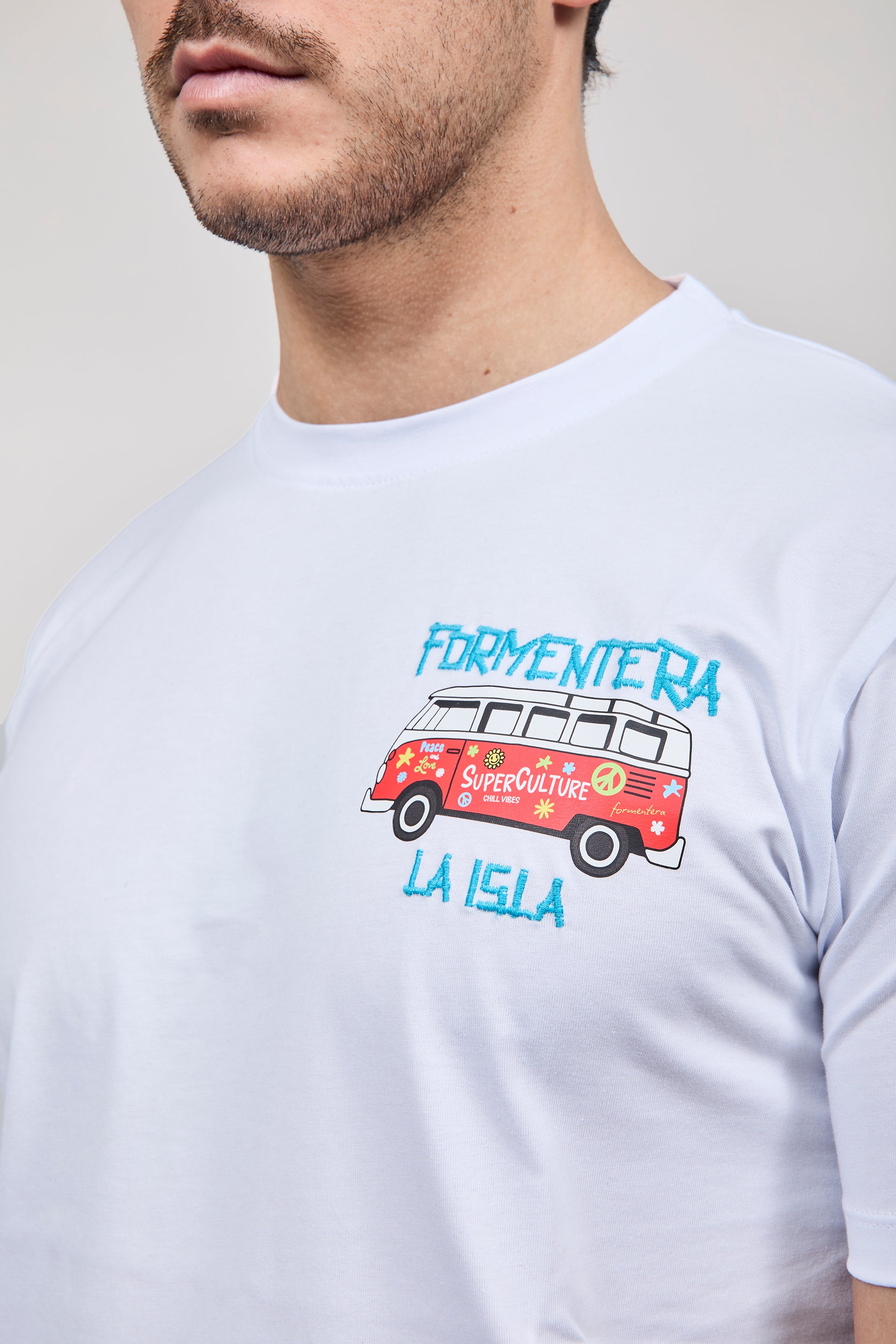 T-shirt Superculture Bianca A1827