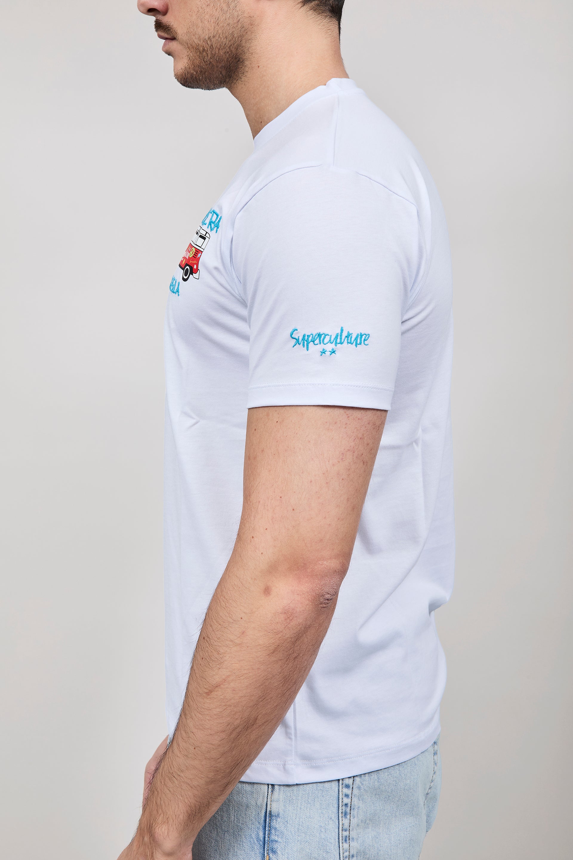 T-shirt Superculture Bianca A1827