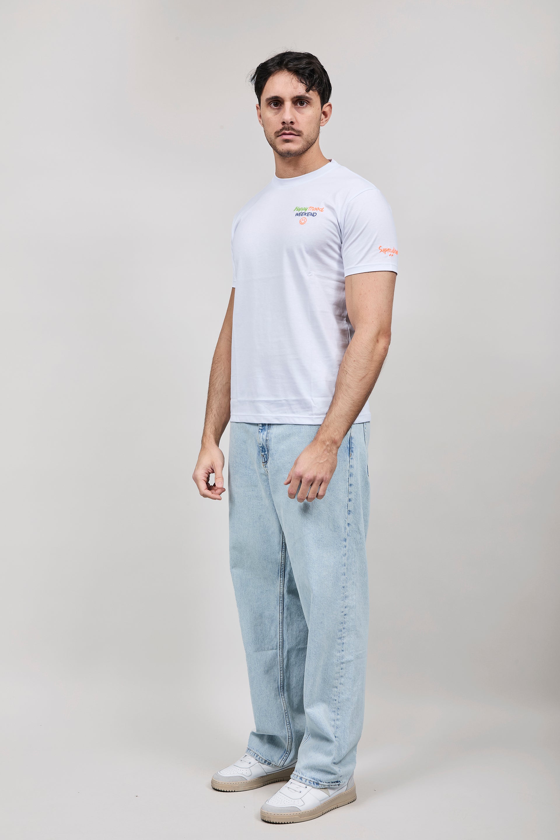 T-shirt Superculture Bianca A1853