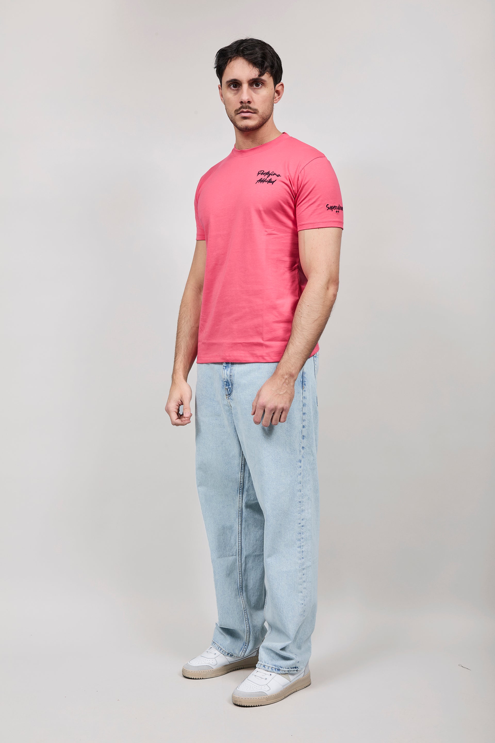 T-shirt Superculture Corallo A1819