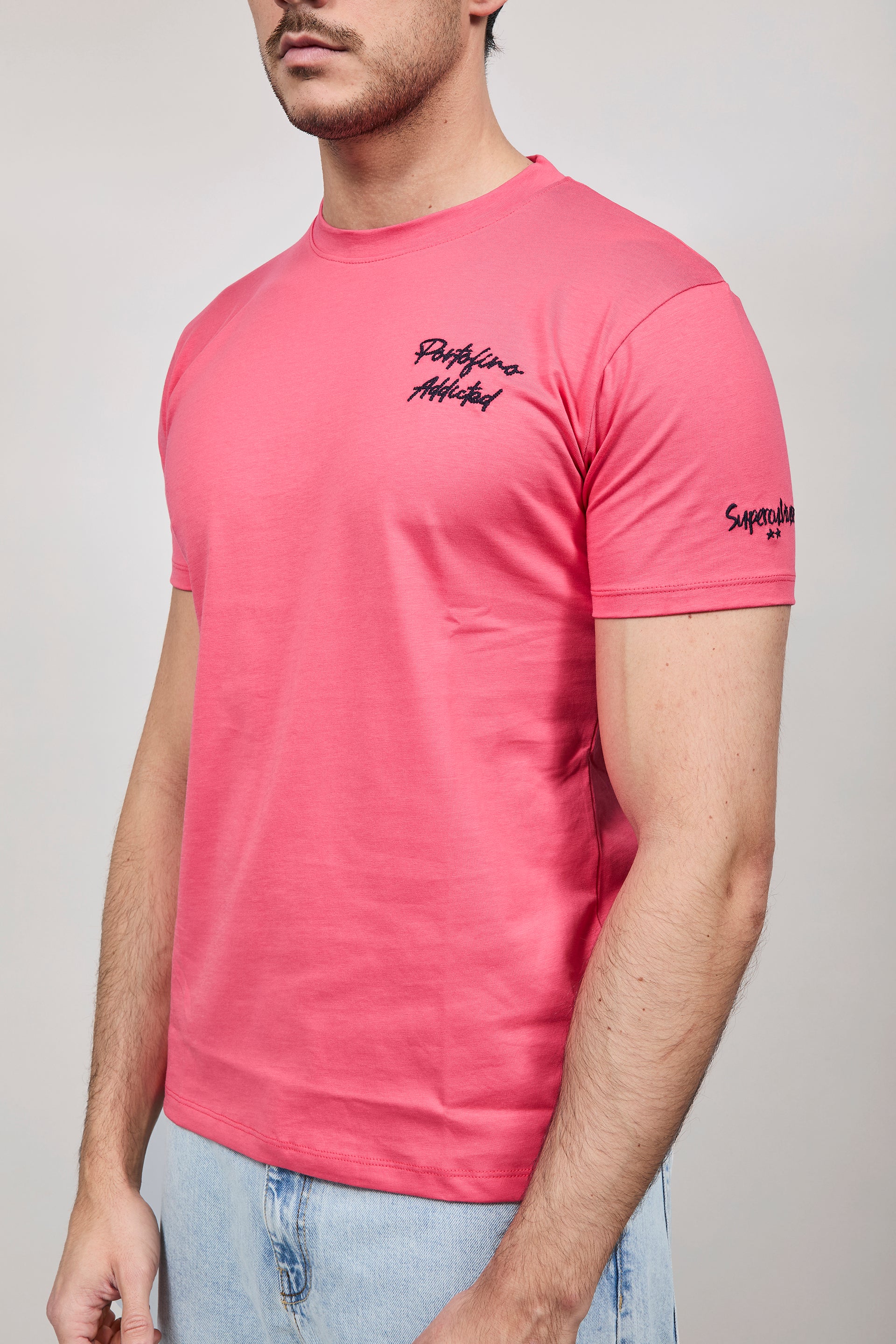 T-shirt Superculture Corallo A1819