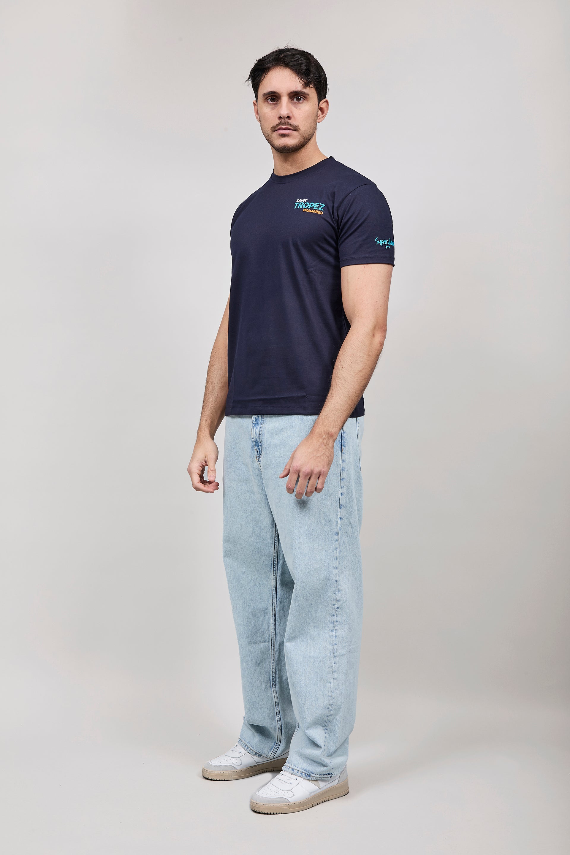 T-shirt Superculture Blu A1813