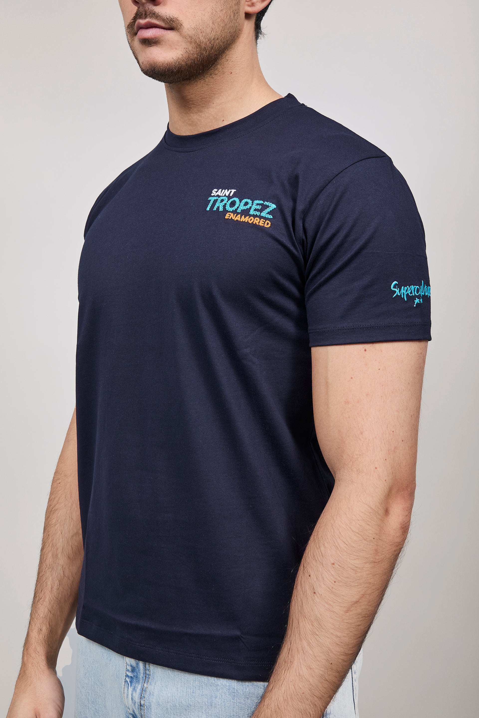 T-shirt Superculture Blu A1813