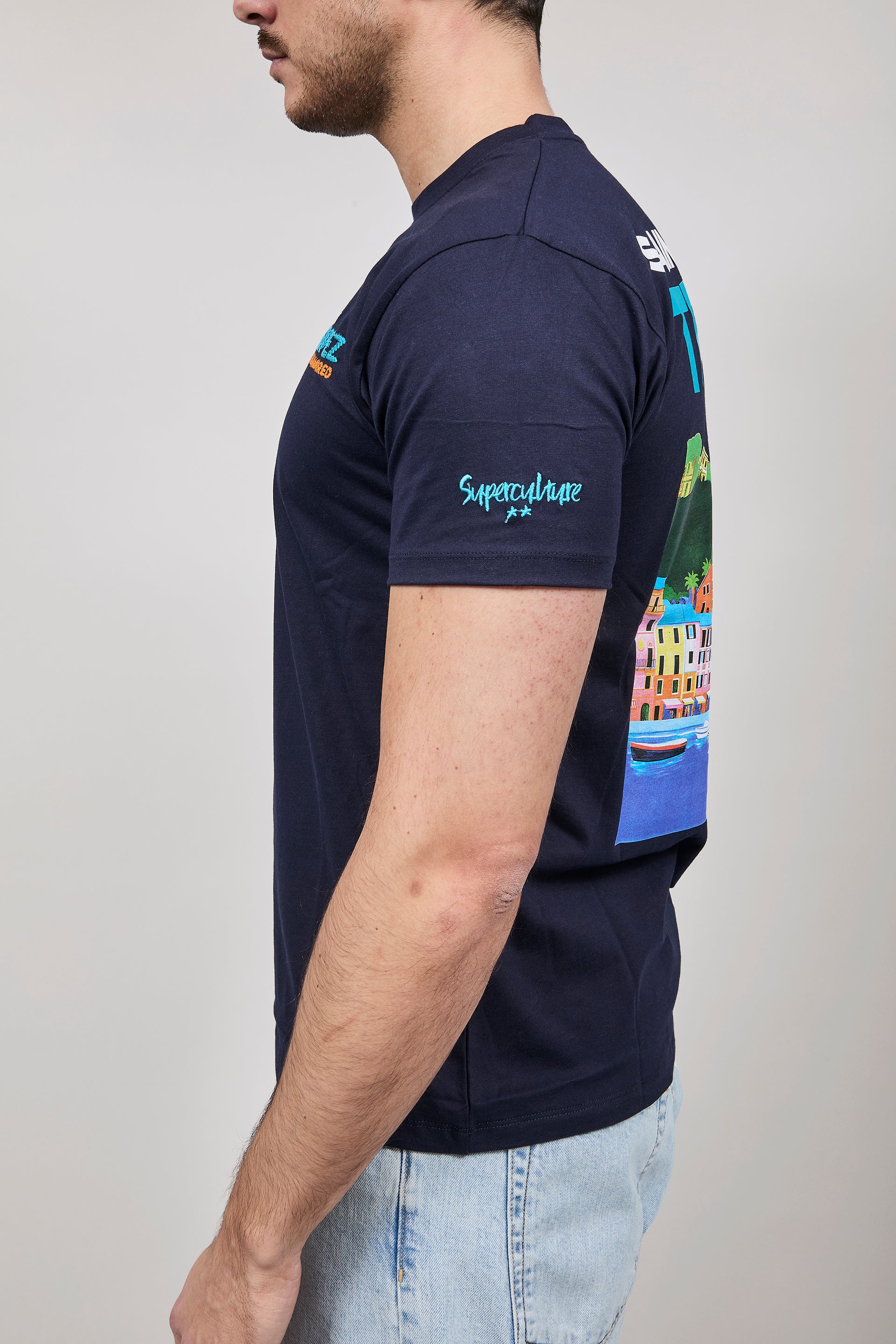 T-shirt Superculture Blu A1813