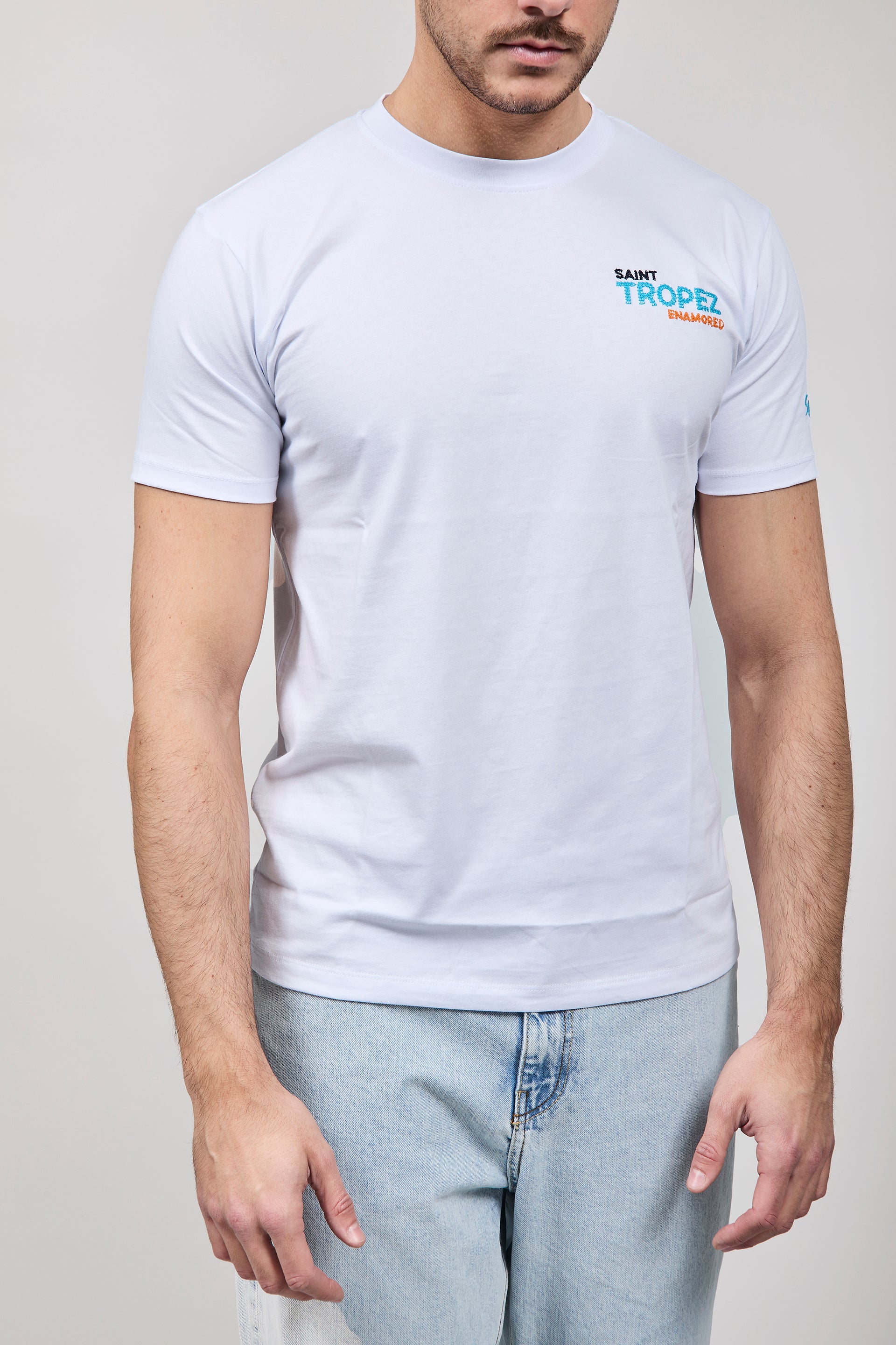 T-shirt Superculture Bianca A1813