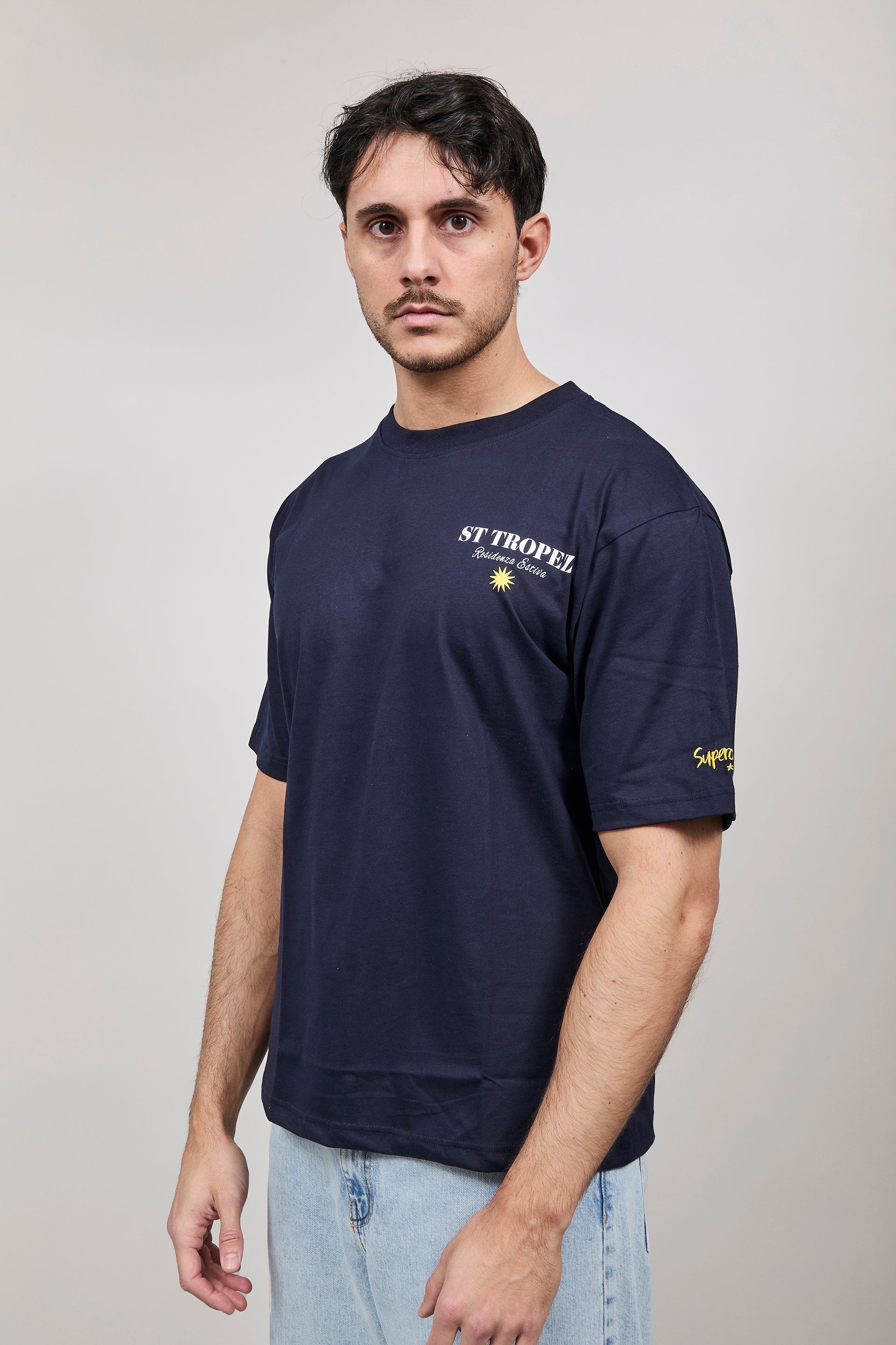 T-shirt Superculture Blu A1961