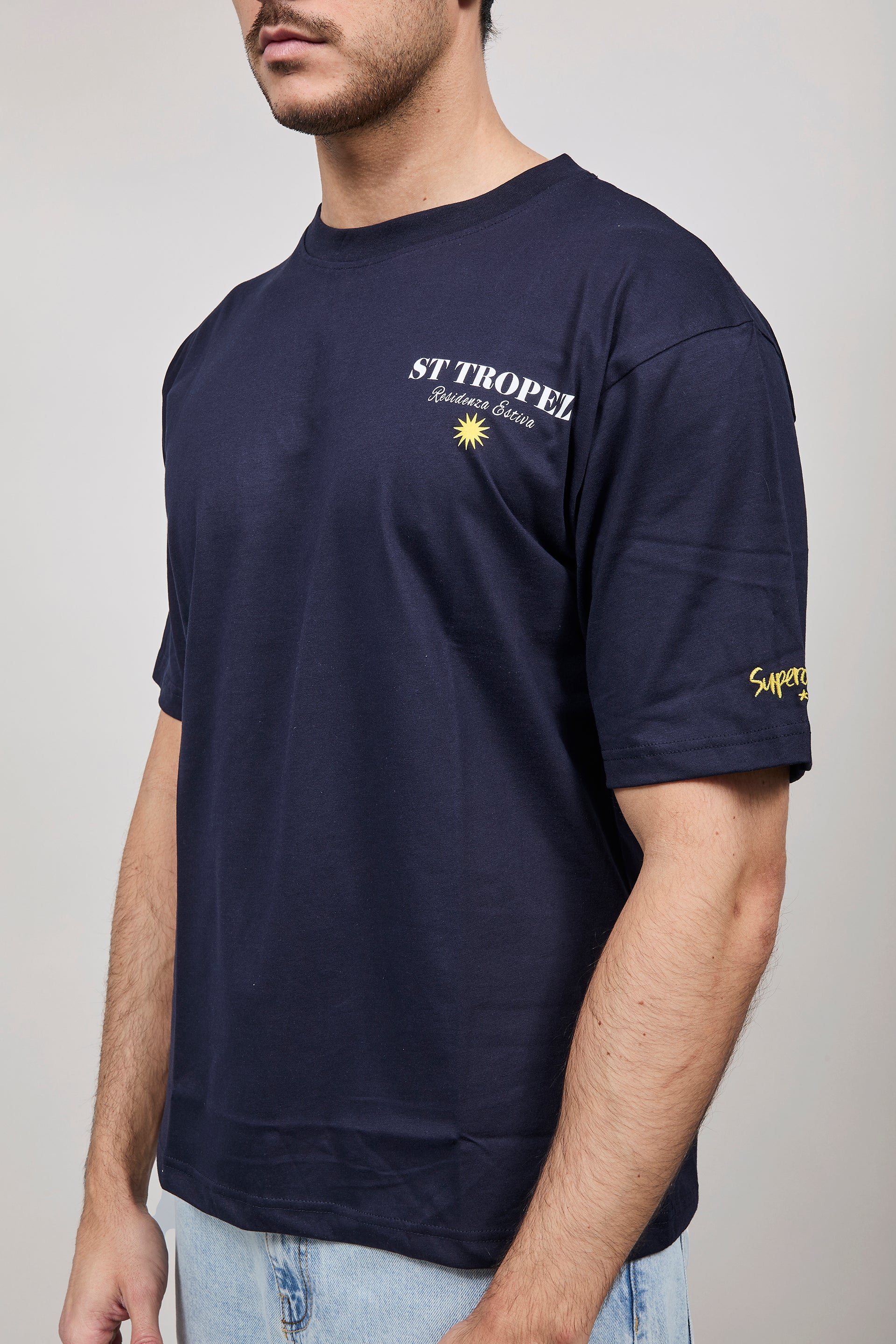 T-shirt Superculture Blu A1961